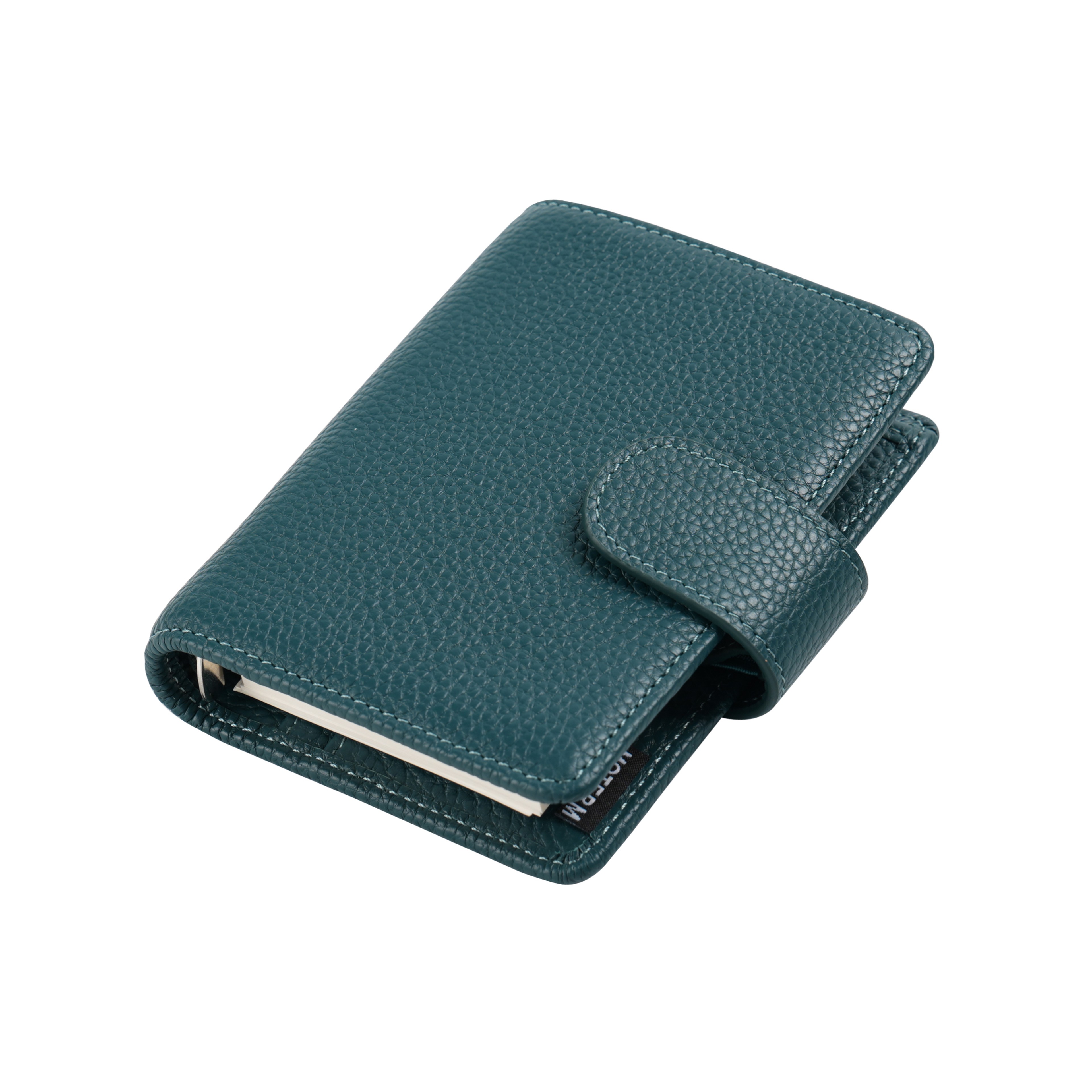 A8 Leather Ring Planner With 5Hole 15mm Binder And 48 Blank Sheets 11