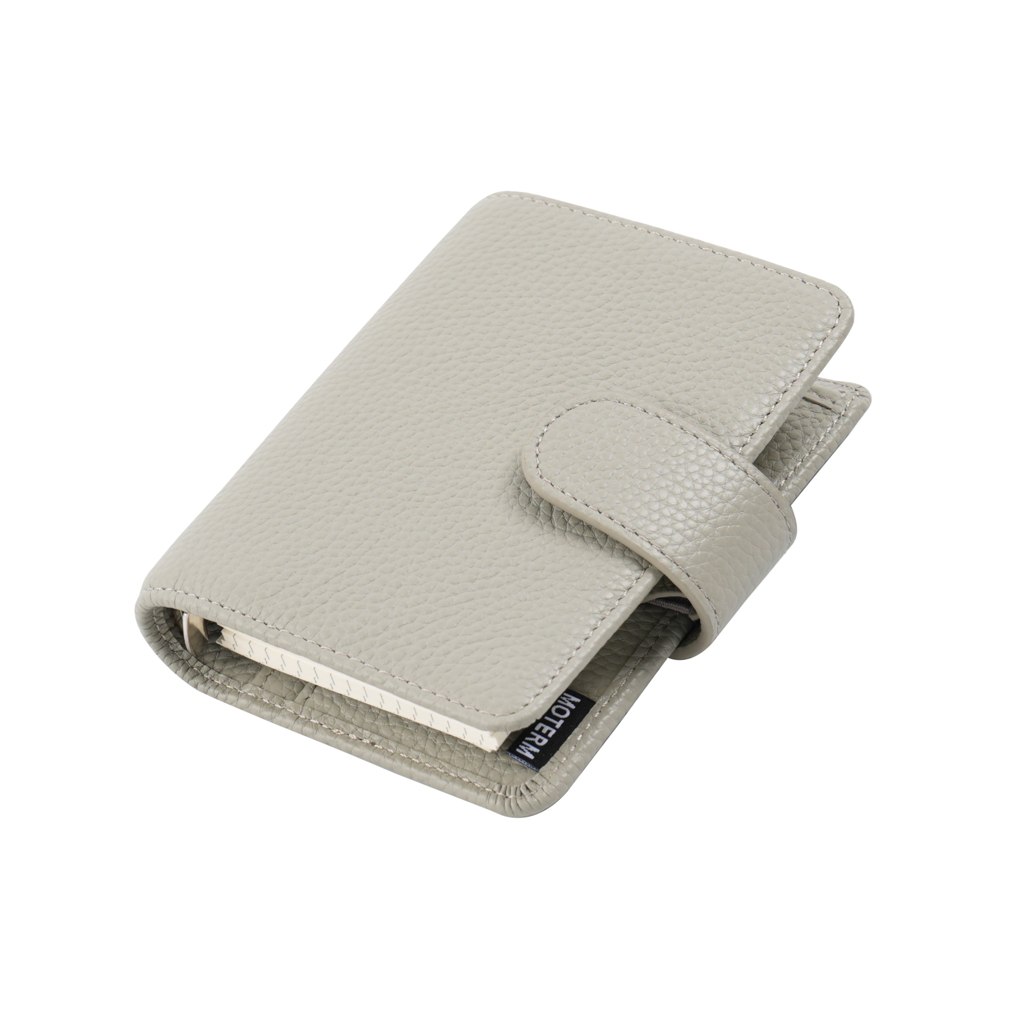 A8 Leather Ring Planner With 5Hole 15mm Binder And 48 Blank Sheets 9