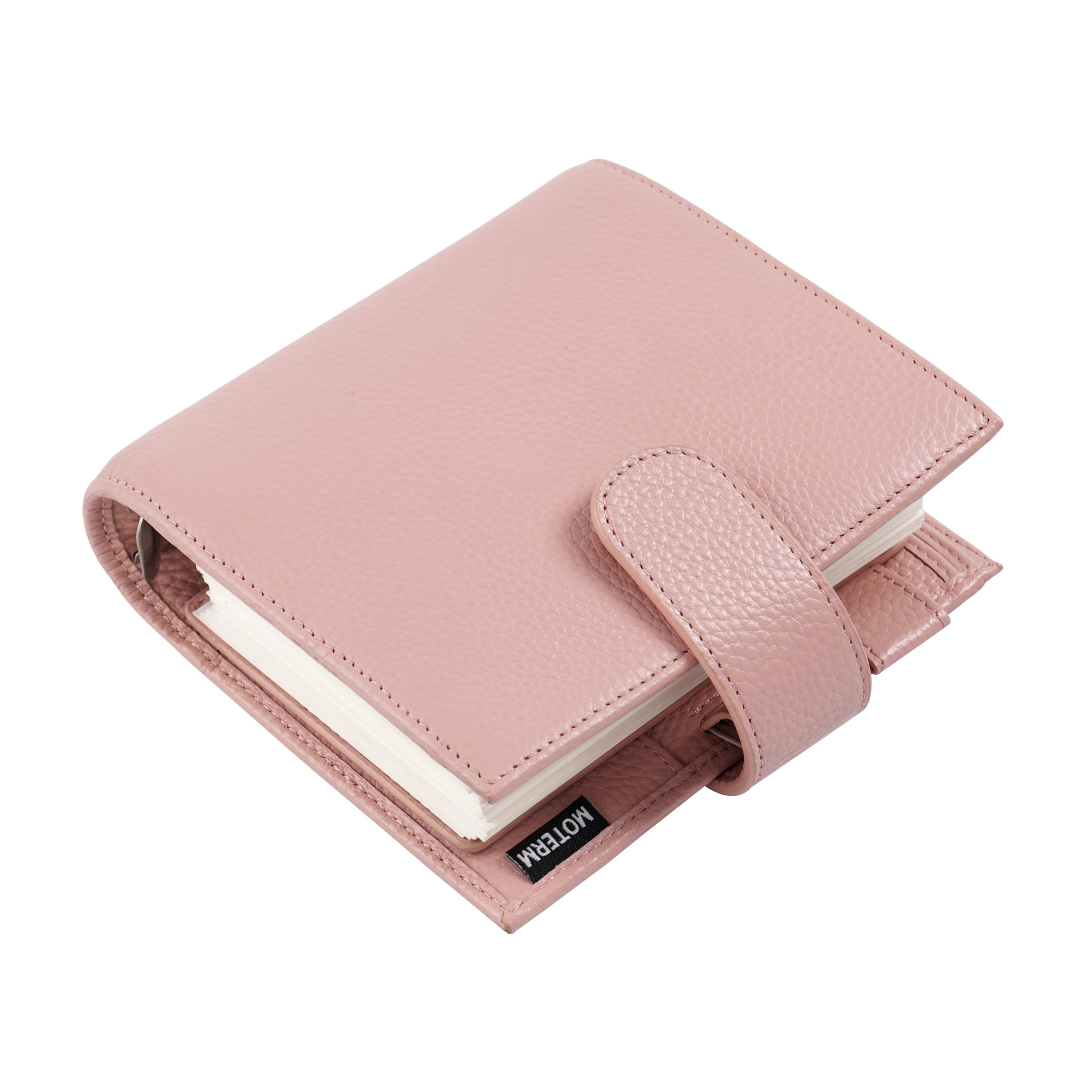Pocket A7 Leather Ring Planner With 30mm Binder And Blank Paper 8