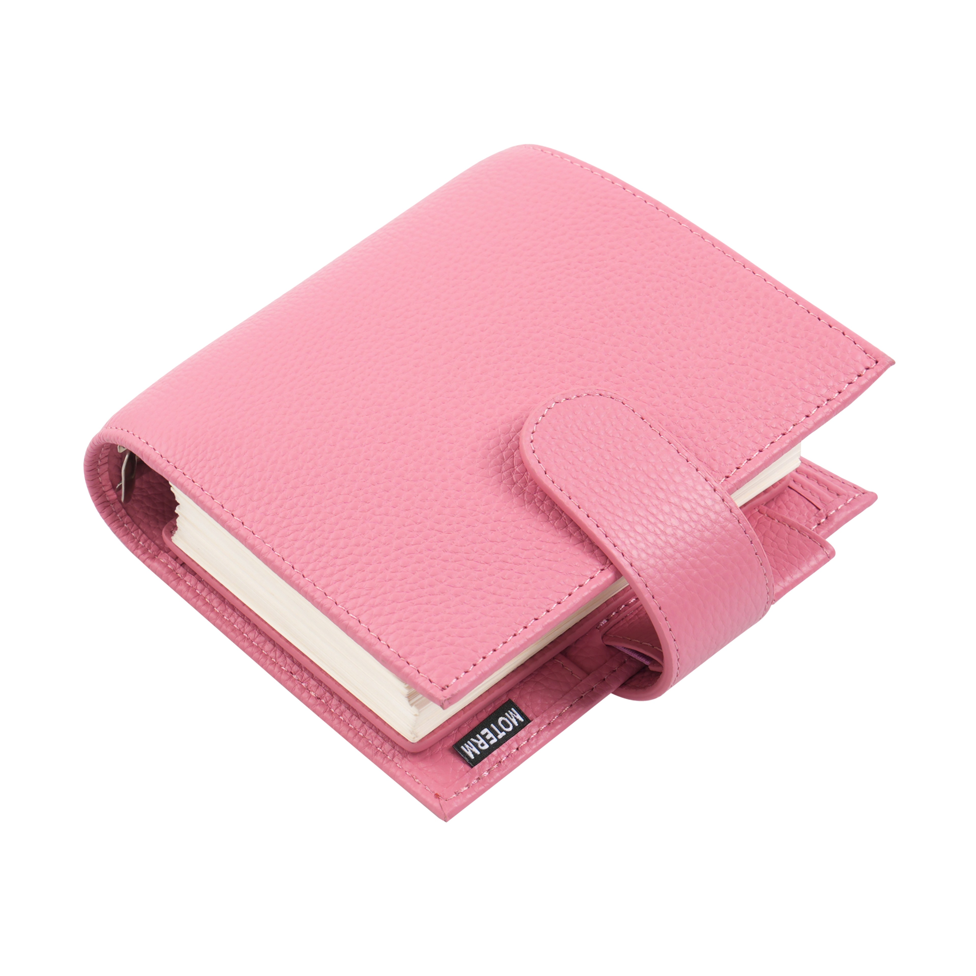 Pocket A7 Leather Ring Planner With 30mm Binder And Blank Paper 0