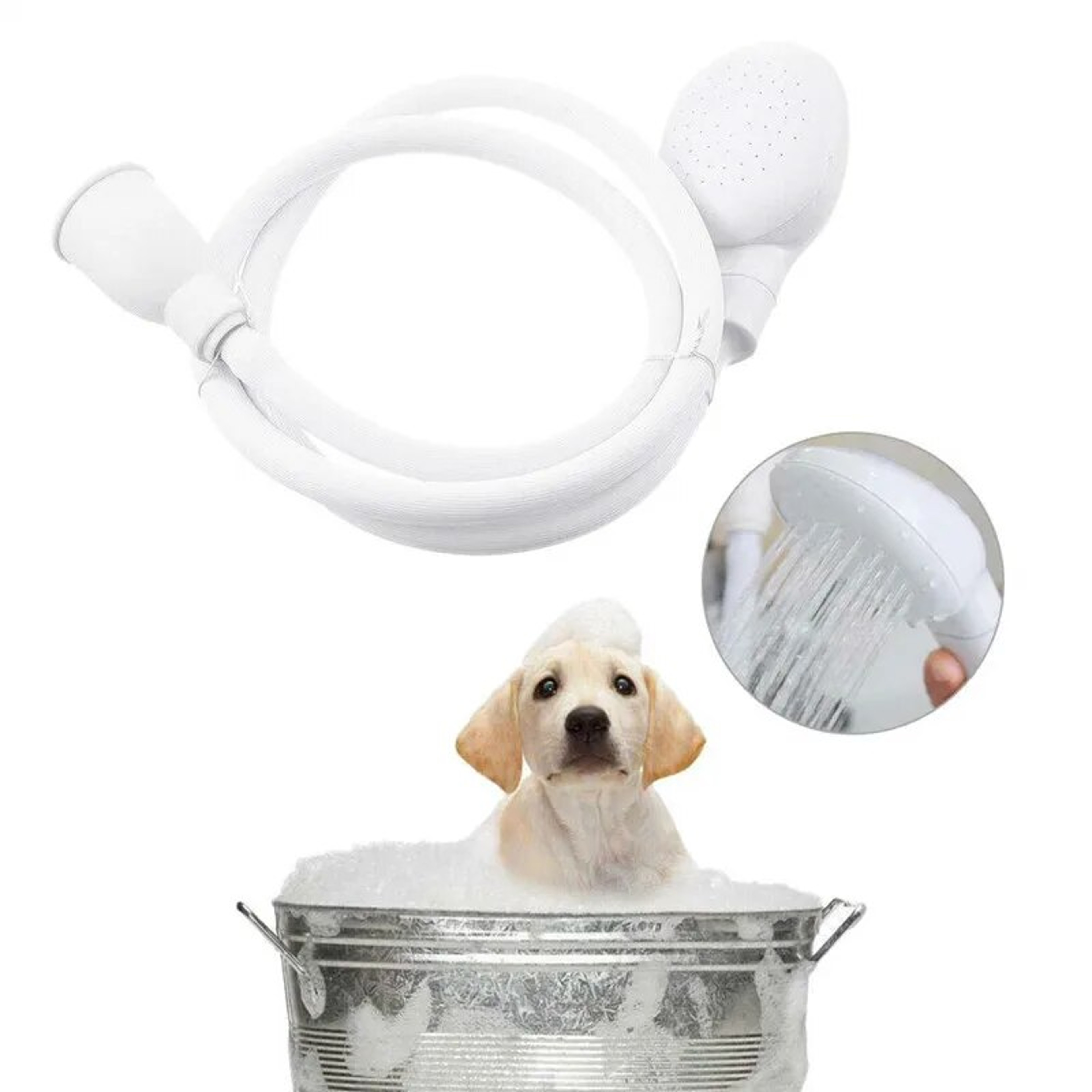 Multifunctional Pet Bathing Shower Sprayer Lightweight Plastic Grooming Tool For Dogs And Cats 1