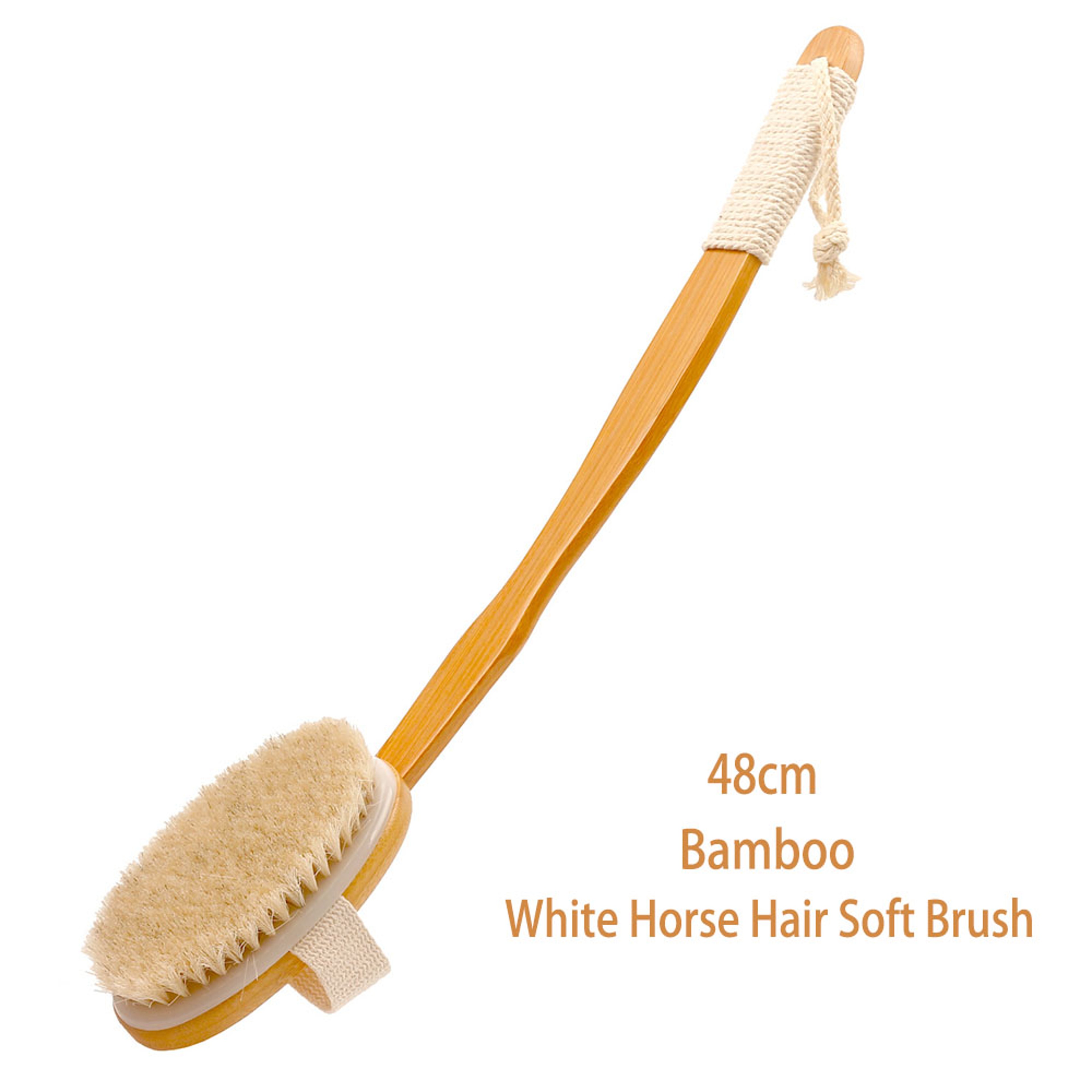 Long Handle Bath Brush with 18.9 Inch Curved Foldable Handle for Back Scrubbing and Massage – view 8