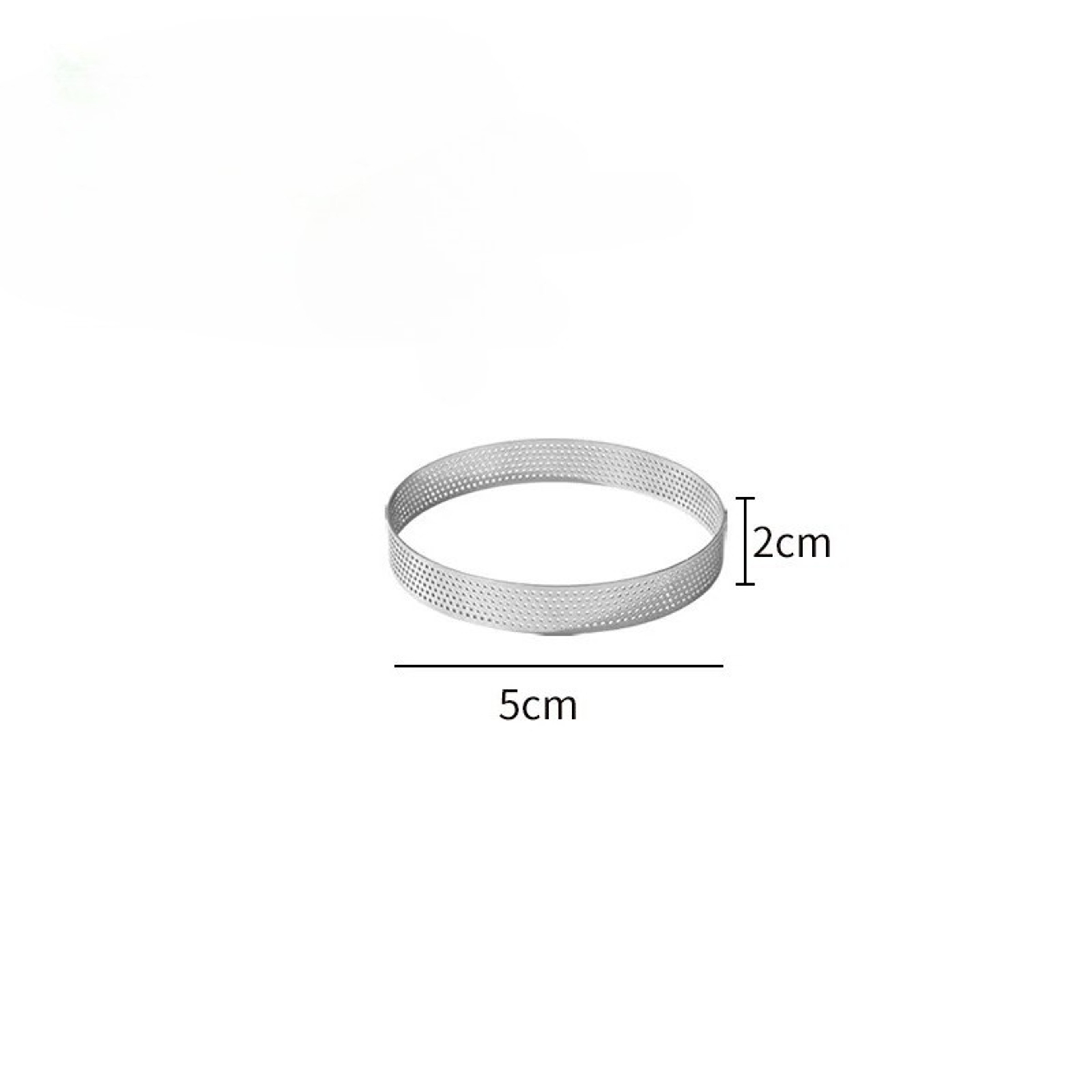 304 Stainless Steel Mousse Cake Ring Mold For Tarts Pies And Quiches 6