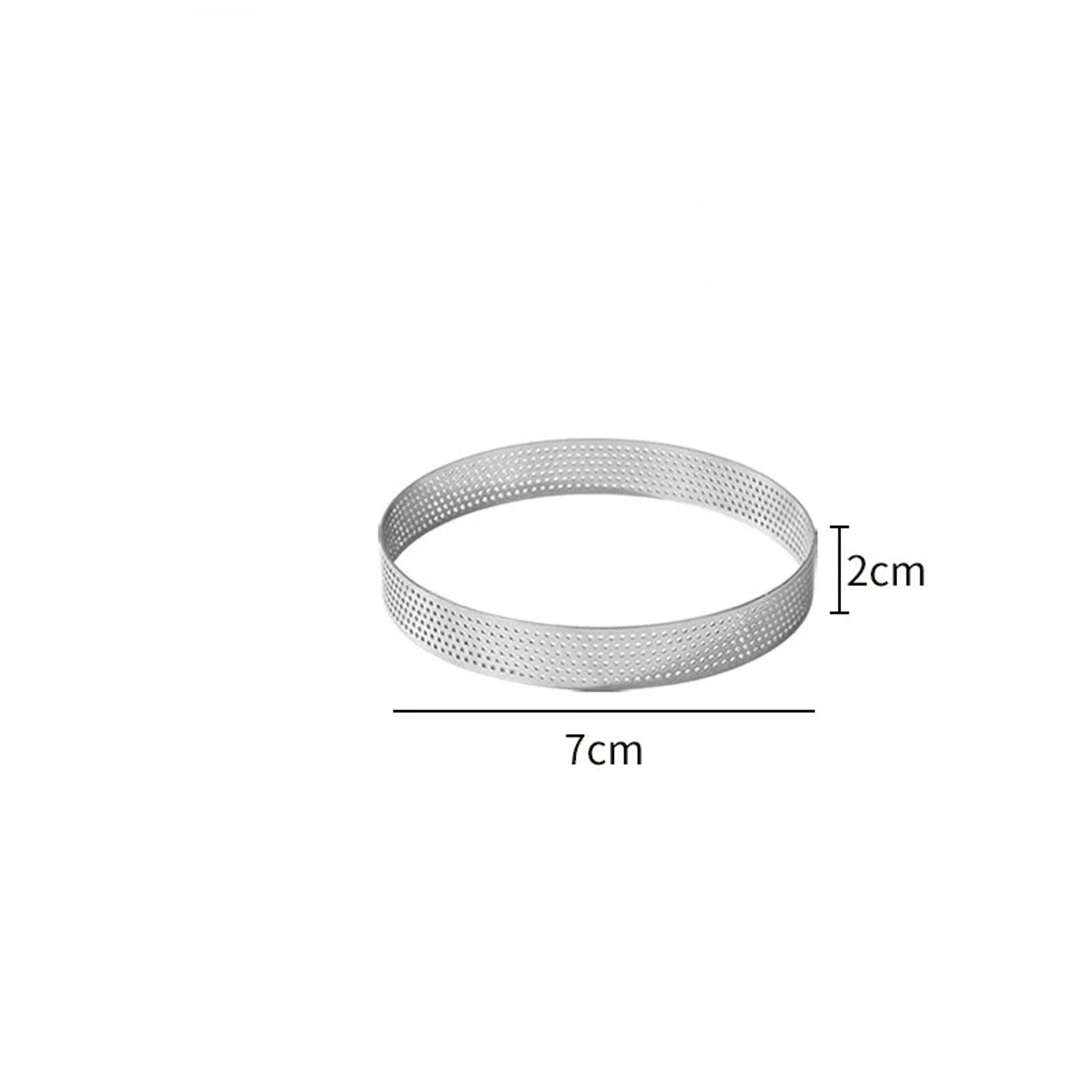 304 Stainless Steel Mousse Cake Ring Mold For Tarts Pies And Quiches 8