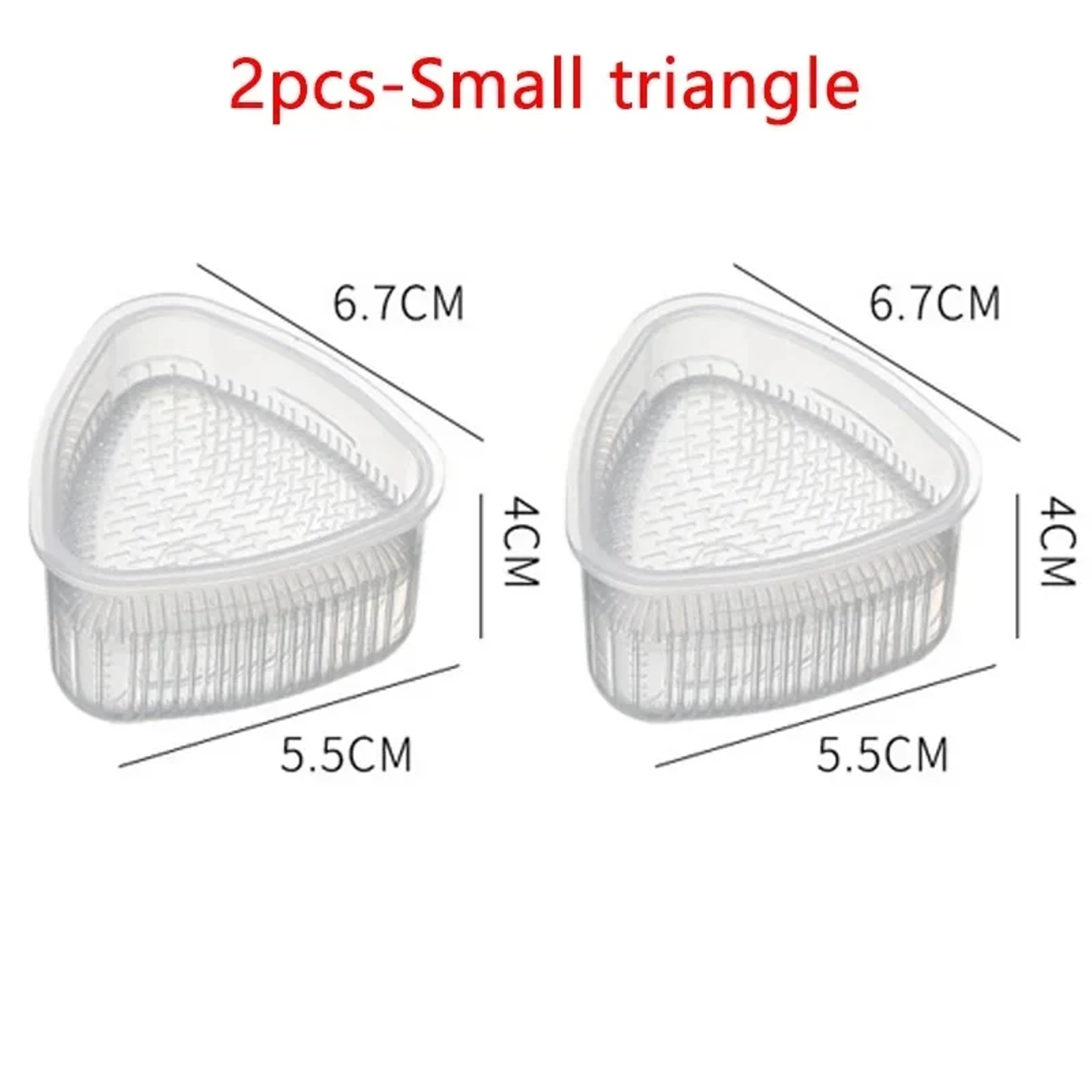 Triangle Rice Ball Sushi Mold Set PP Plastic DIY Rice Molds for Lunch Boxes – view 8