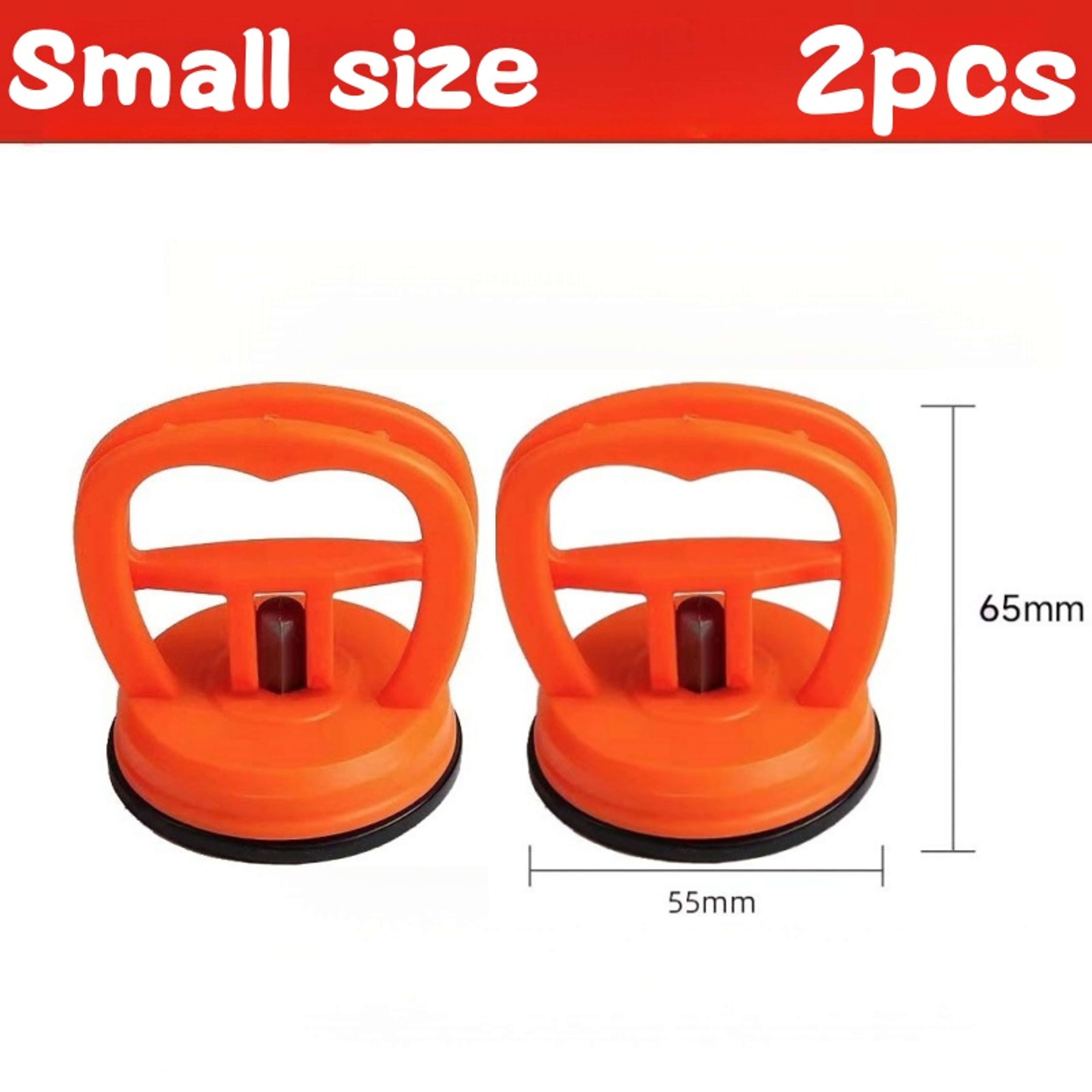 2 Piece Heavy Duty Car Dent Puller Suction Cup Tool For Auto Body Repair 8
