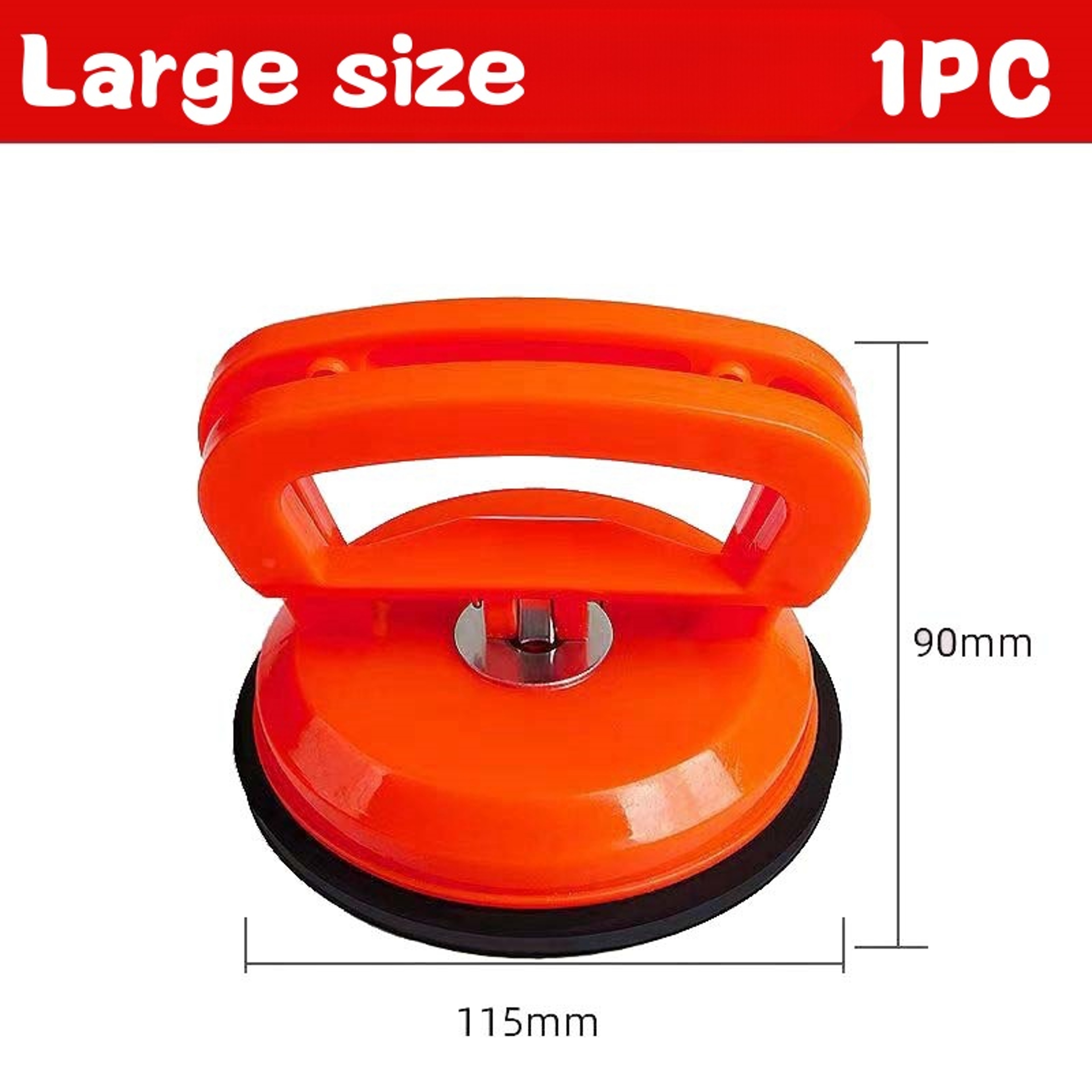 2 Piece Heavy Duty Car Dent Puller Suction Cup Tool For Auto Body Repair 6