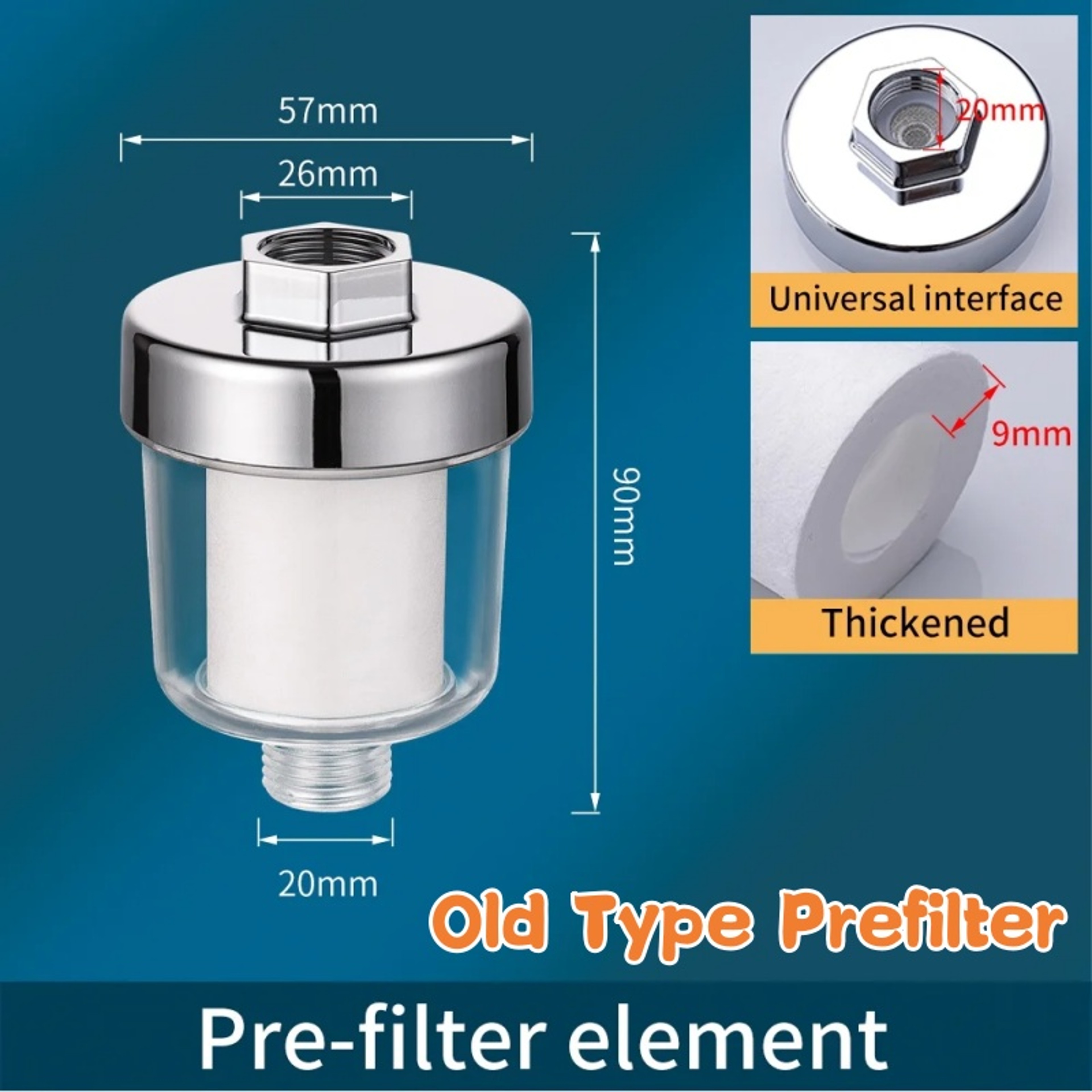 Reusable Water Heater Pre Filter with 316 Stainless Steel Mesh for Sediment Filtration – view 9
