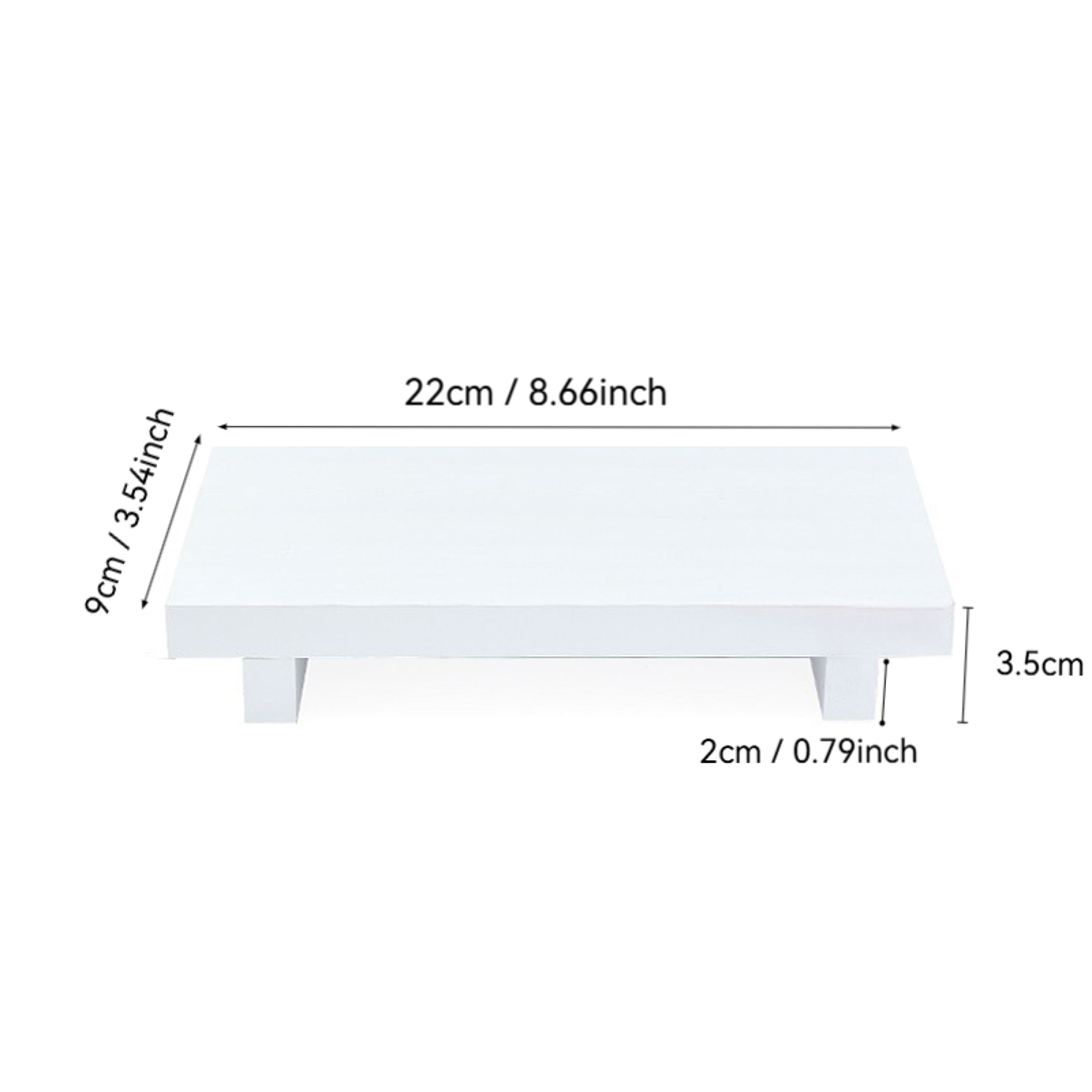 Wooden Bathroom Soap Tray Decorative Storage Rack For Candles And Plant Vases 7