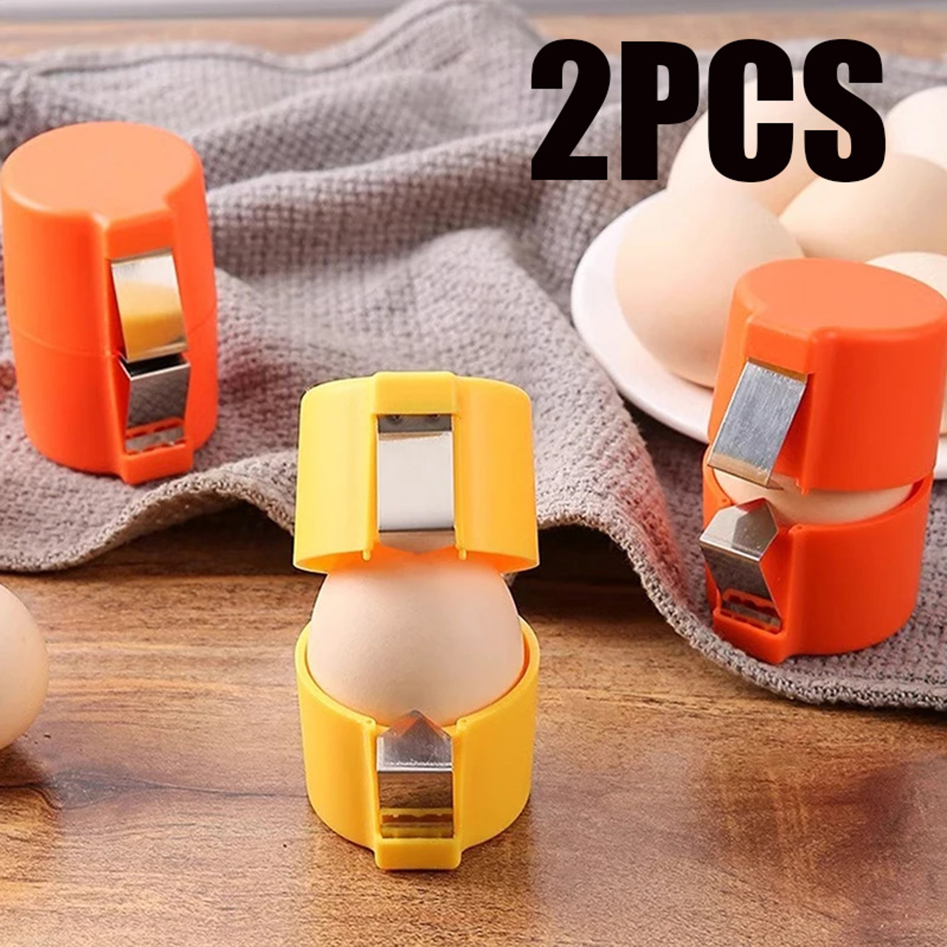 Handheld Eggshell Cutter And Egg Separator  Portable Kitchen Egg Opening Tool 1