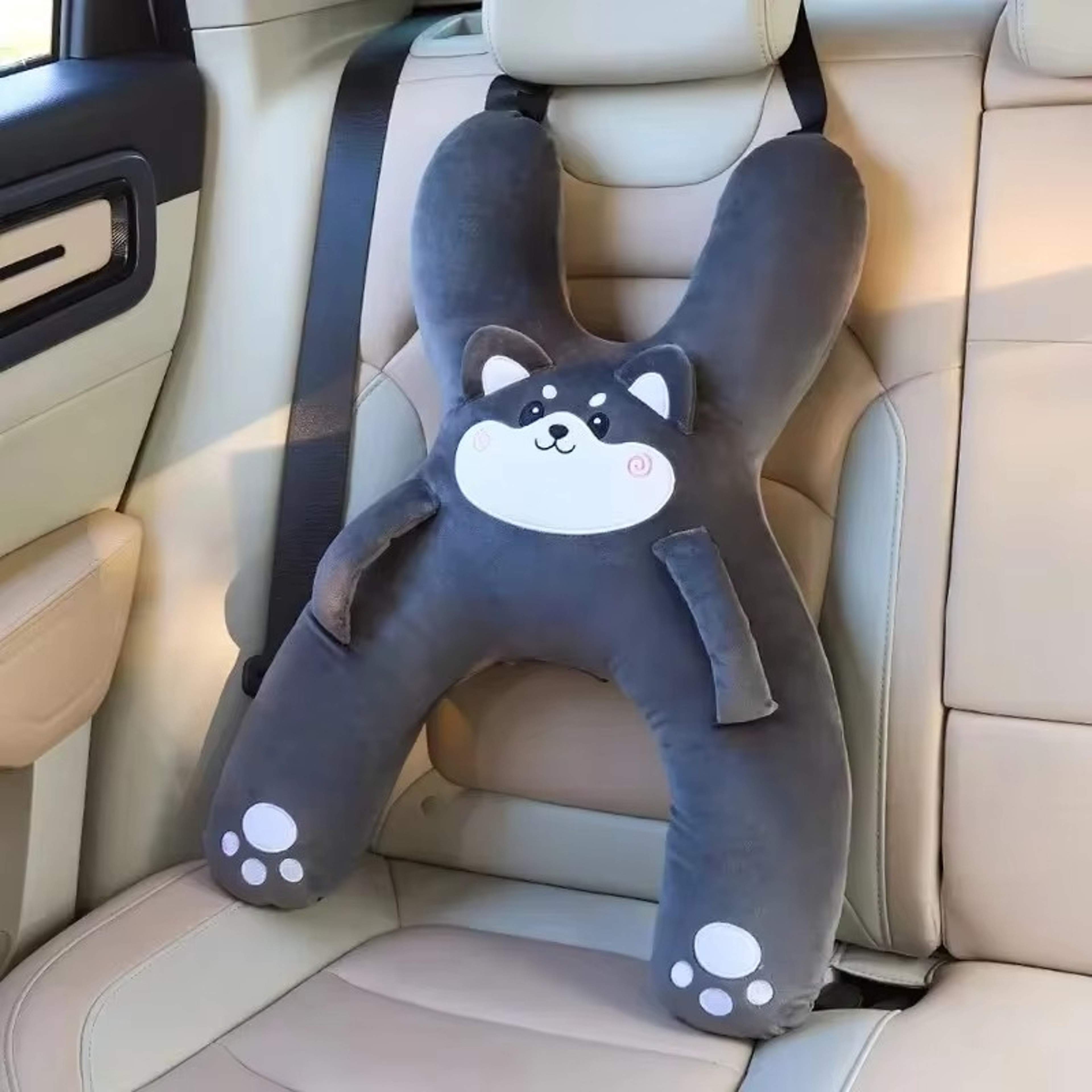 Kids Car Neck Pillow  Soft Travel Head Support Cushion For Long Road Trips 8