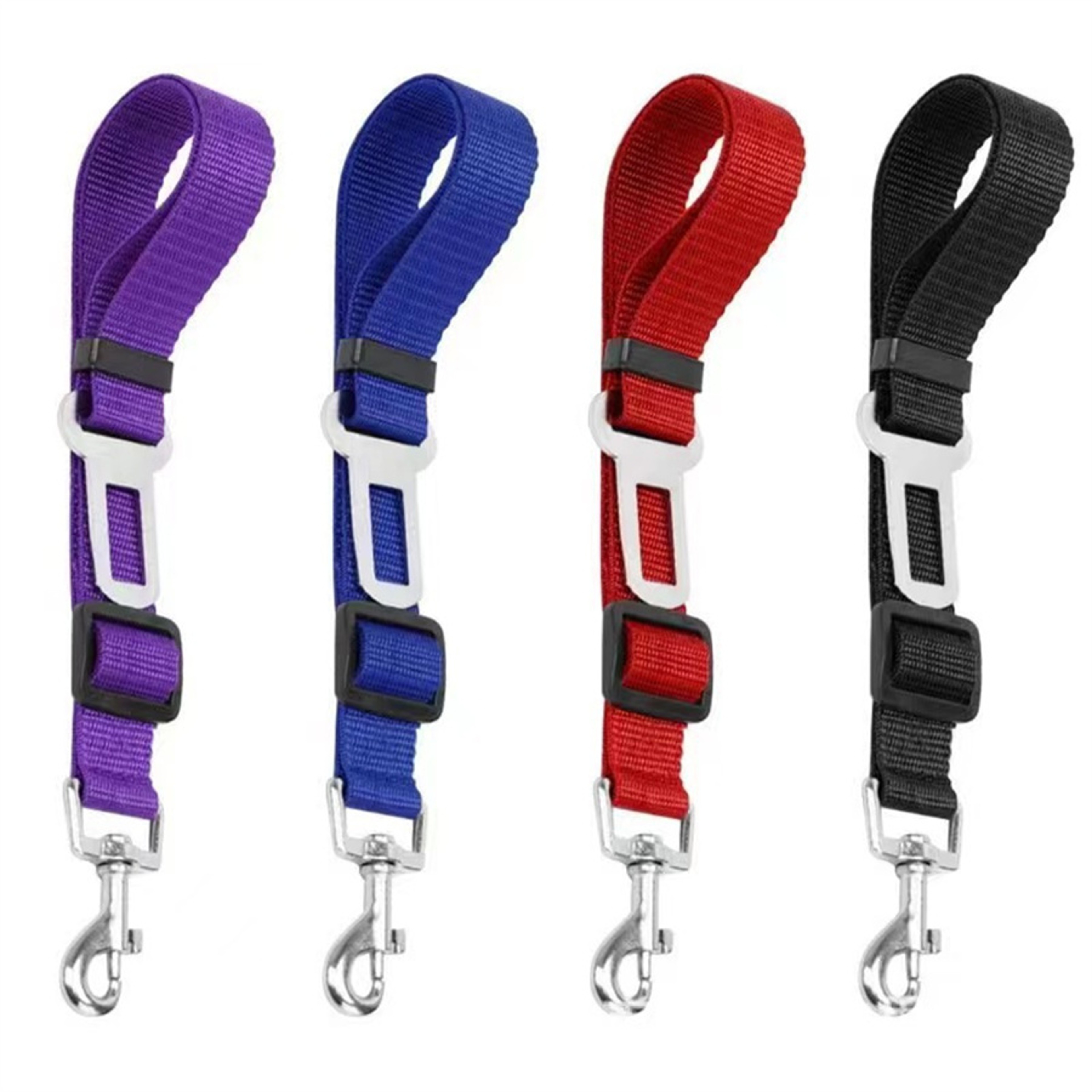 Adjustable Pet Car Seat Belt  Nylon Safety Restraint With Quick Release Buckle For Dogs And Cats 4