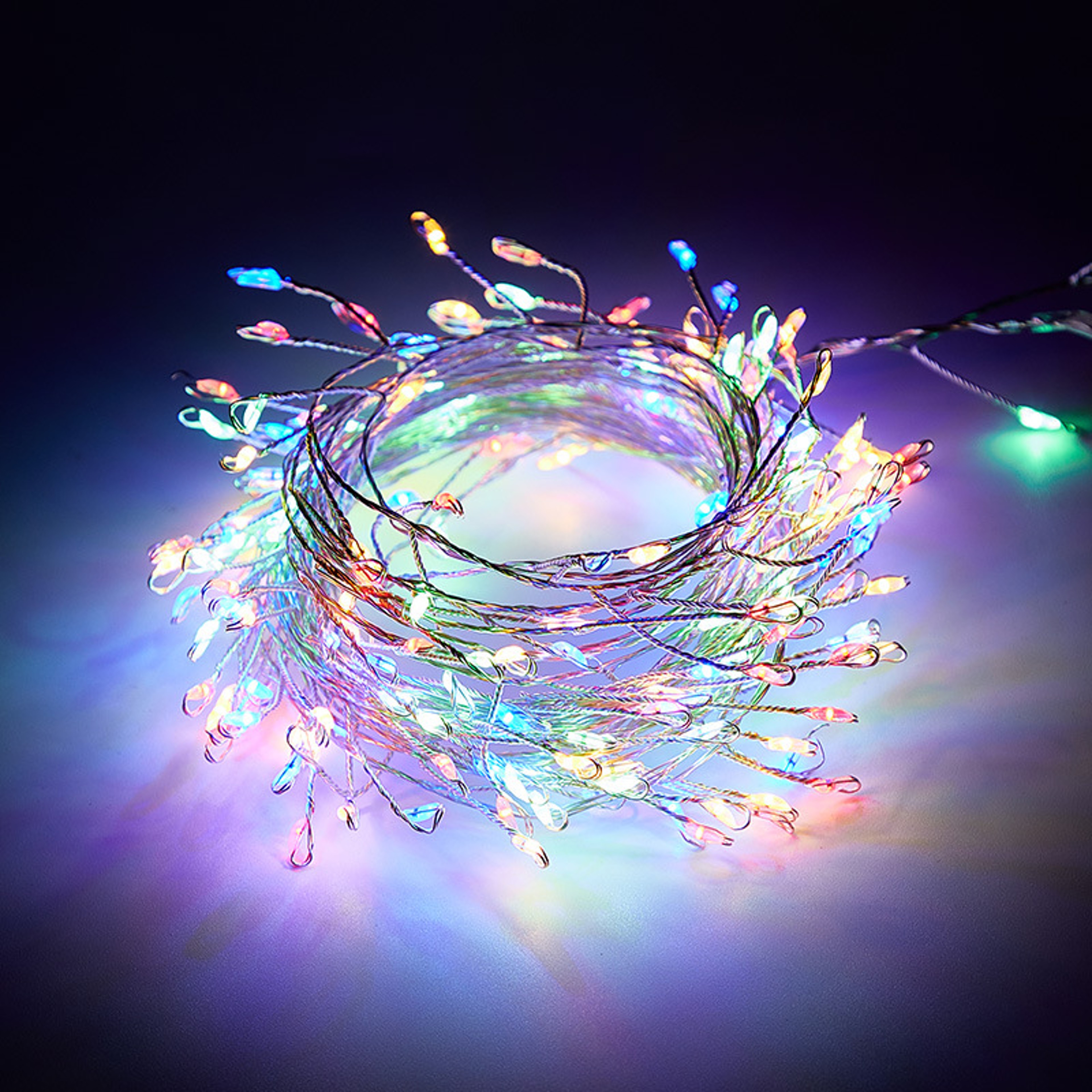 LED Firecracker String Lights  USB Powered Dimmable Fairy Lights With Remote Control 8