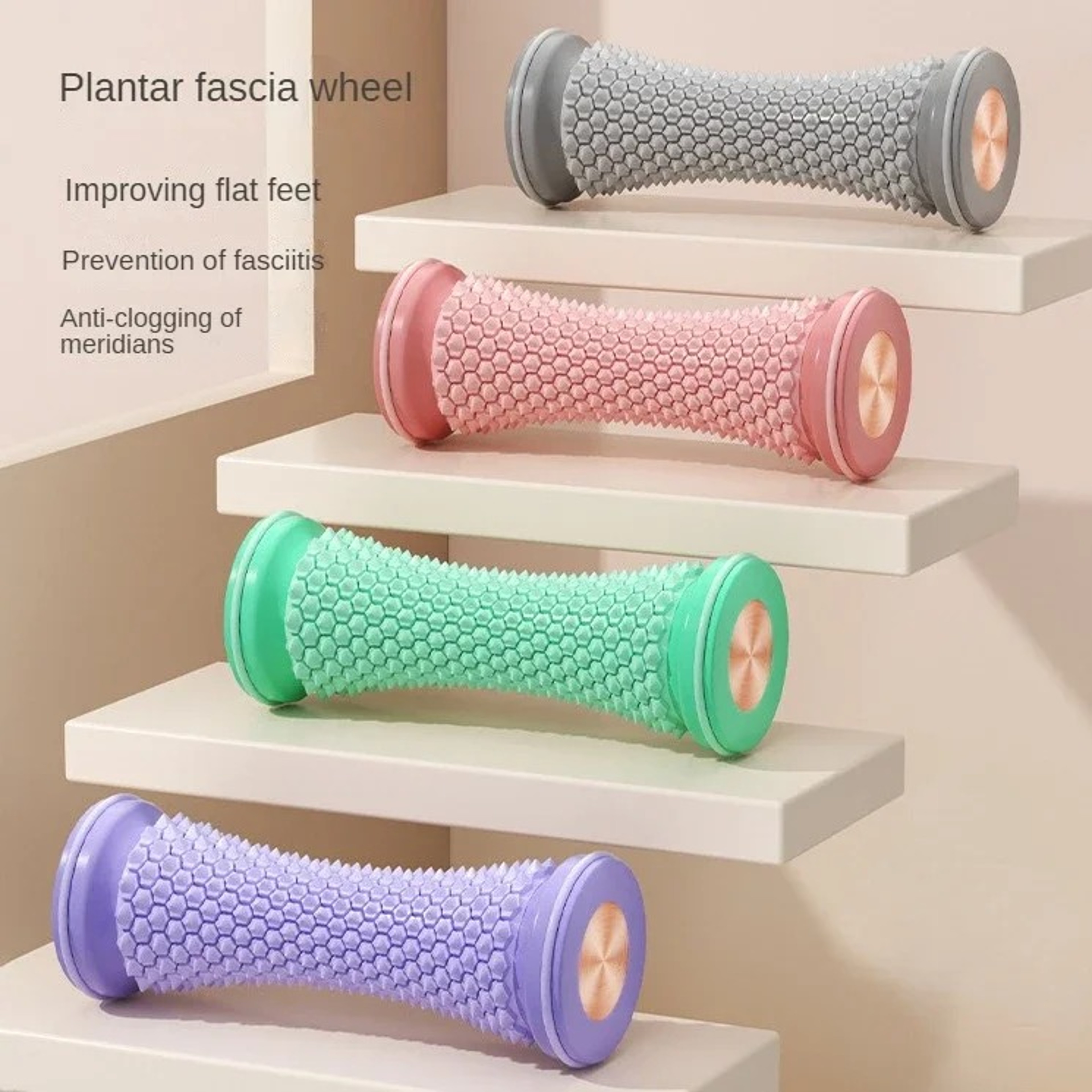 Manual Foot Massage Roller  Portable Mini Foot Massager For Muscle Relaxation 1