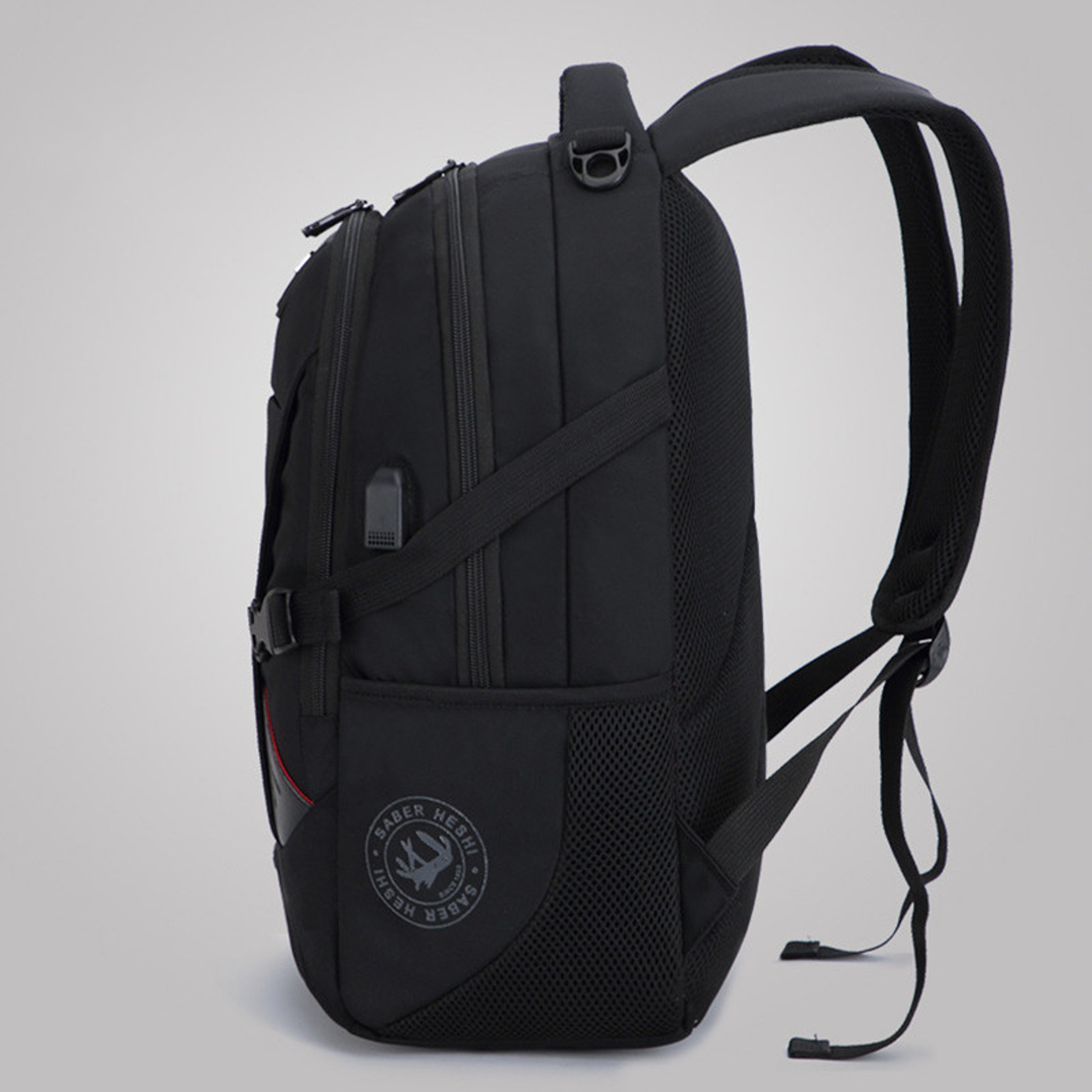 Waterproof Laptop Backpack with USB Charging Port – Anti-Theft Travel and Business Bag – view 3