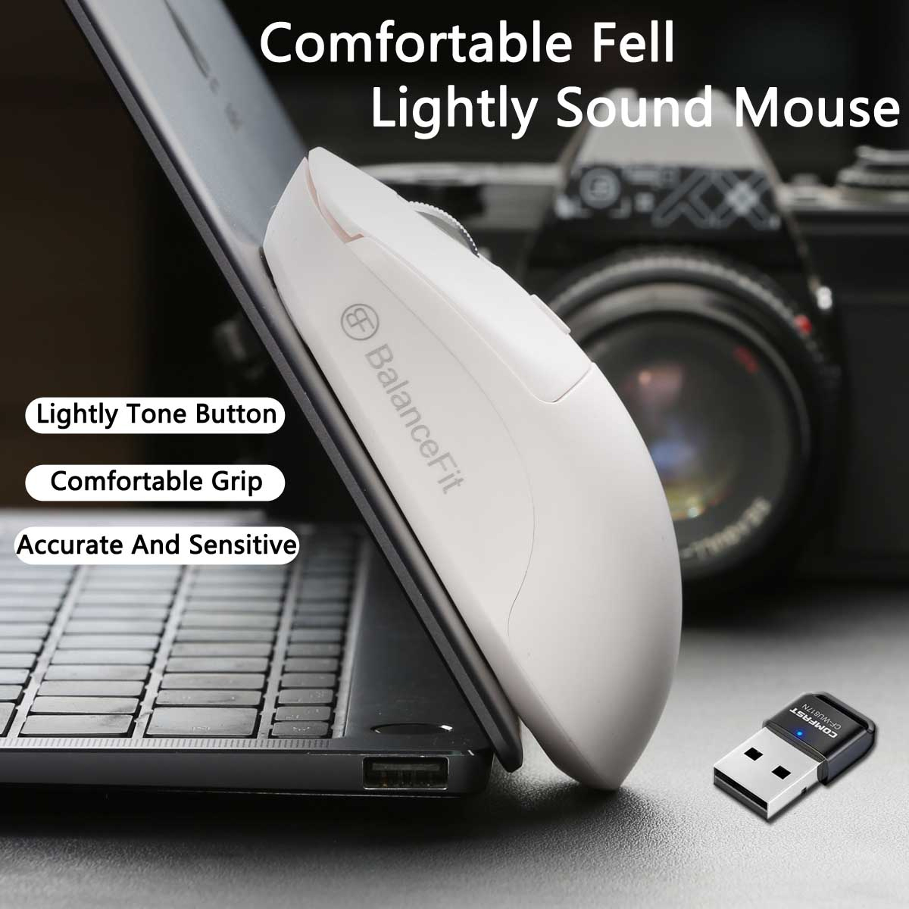 24GHz Wireless Gaming Mouse With Adjustable DPI And USB Connectivity 4