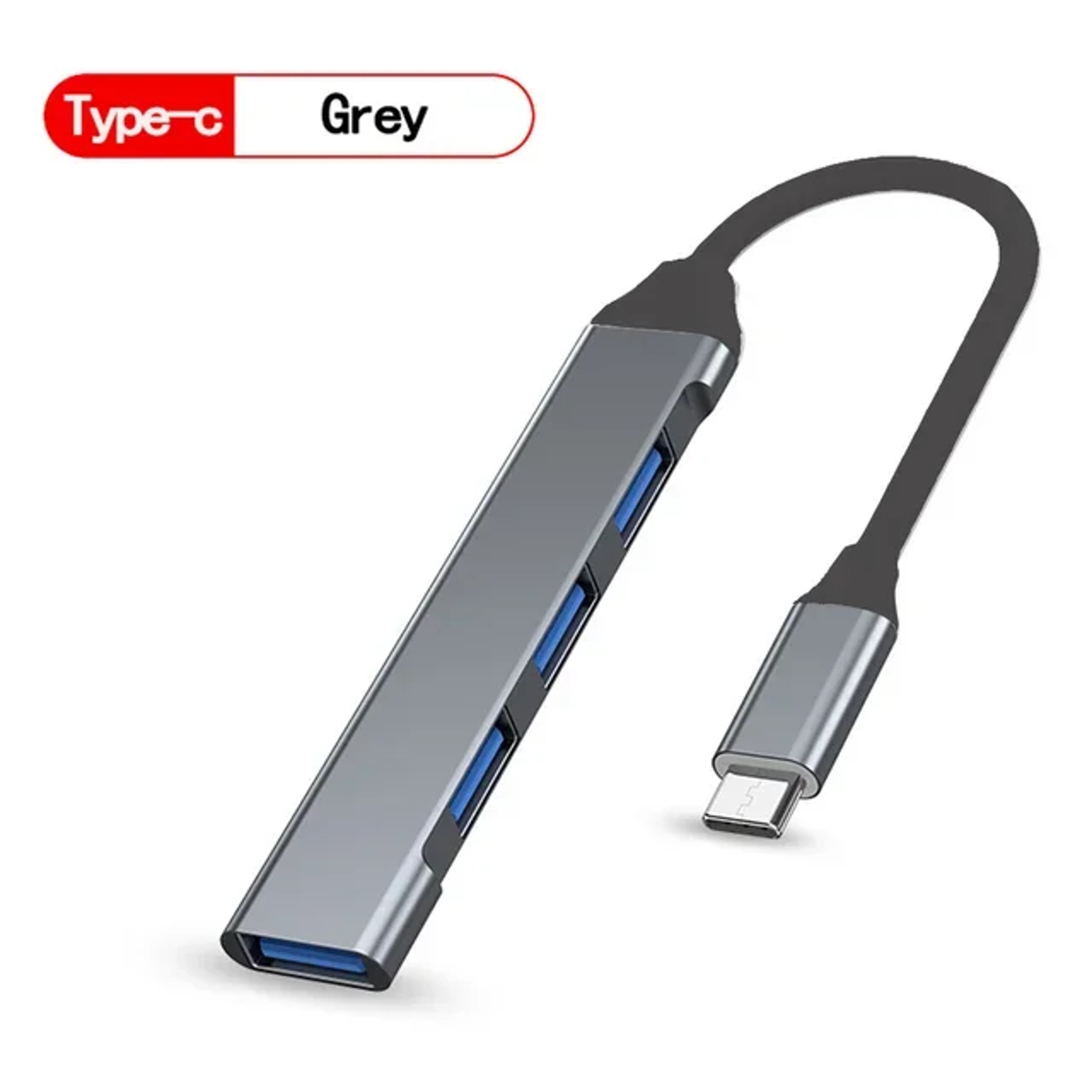 4Port USB 30 Hub With 5Gbps HighSpeed Data Transfer For PC And Laptop 0
