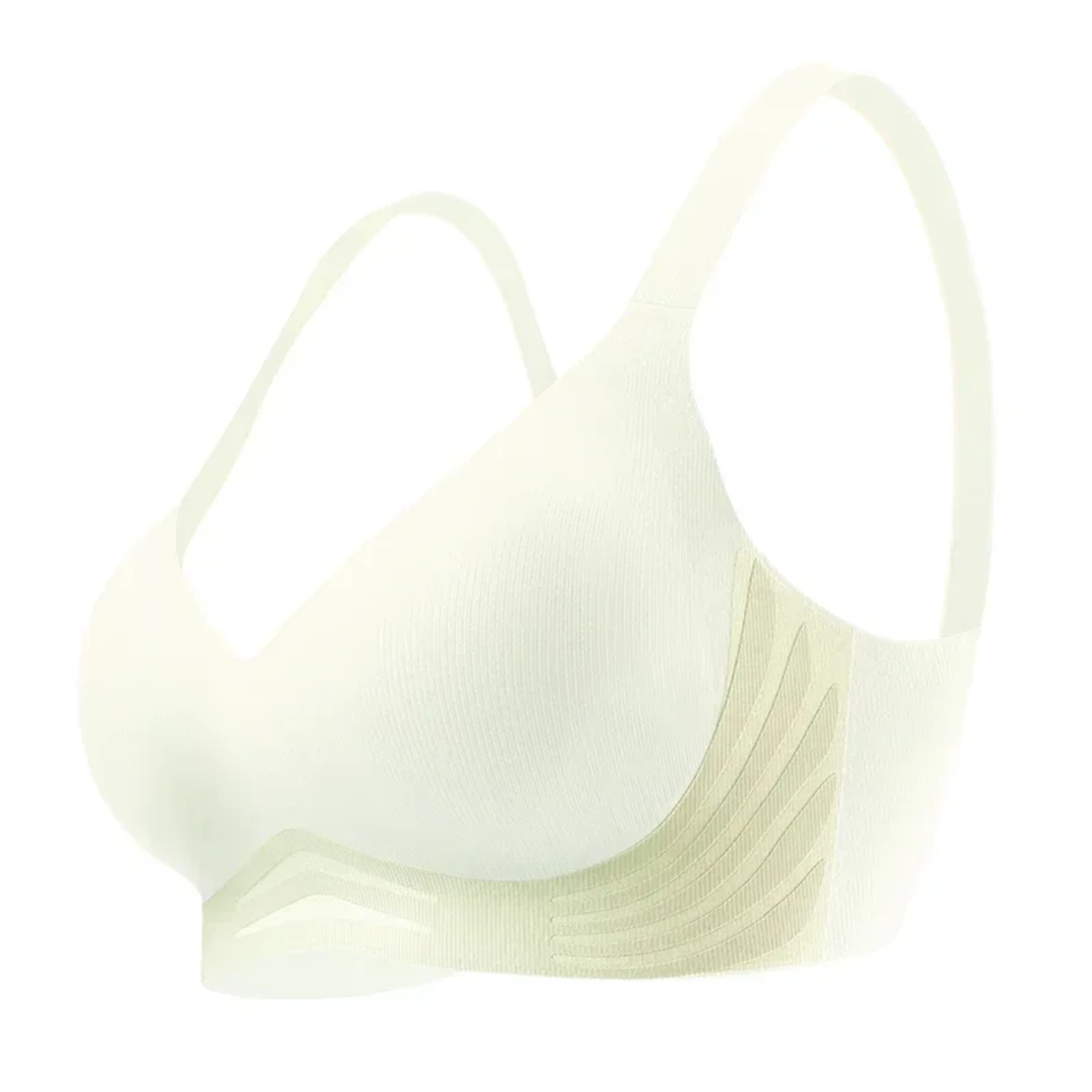 Wireless PushUp Bra For Women  Seamless Padded Smoothing Bra With Adjustable Straps 0