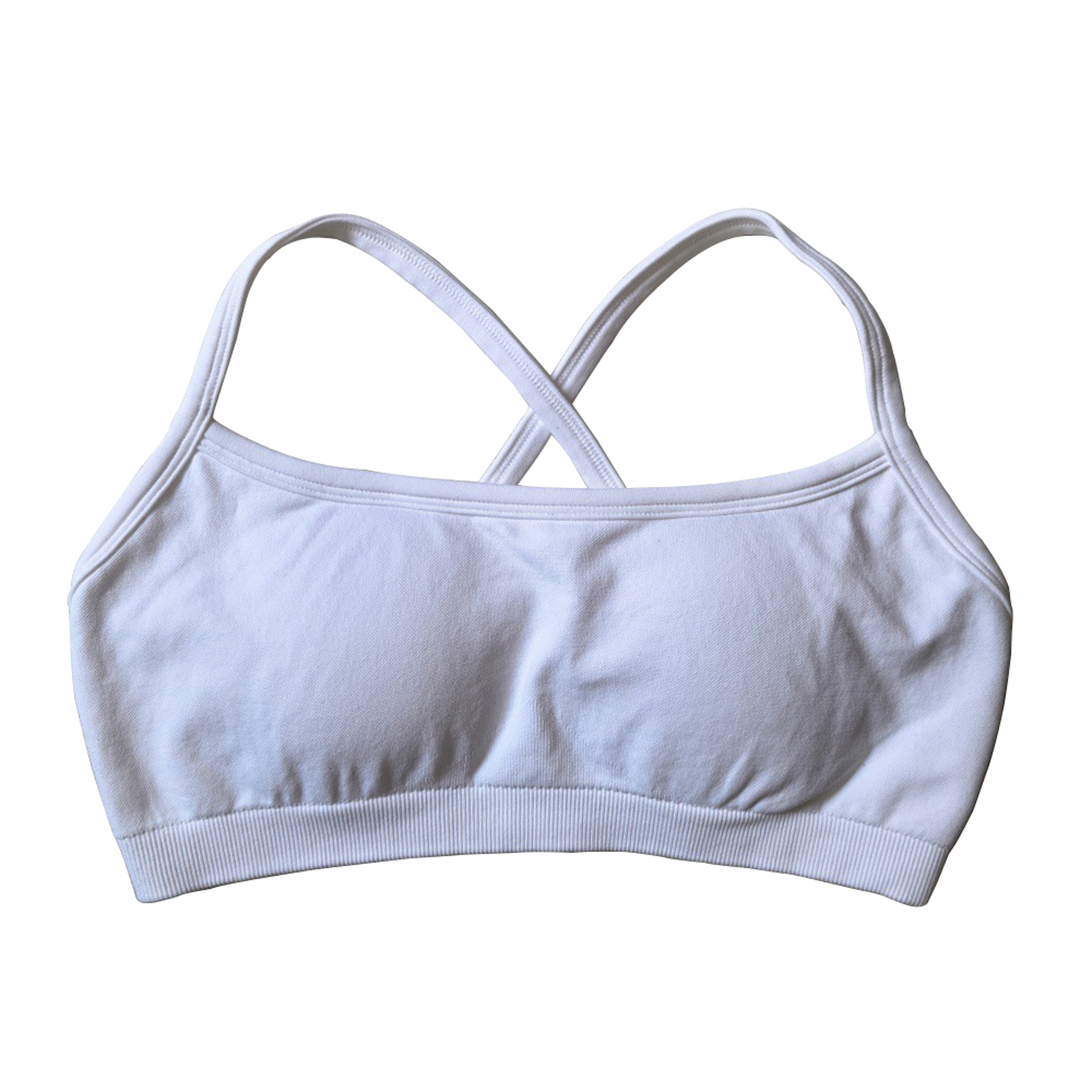 Womens Seamless Sports Bra With Cross Back  Breathable QuickDry Yoga Workout Top 13