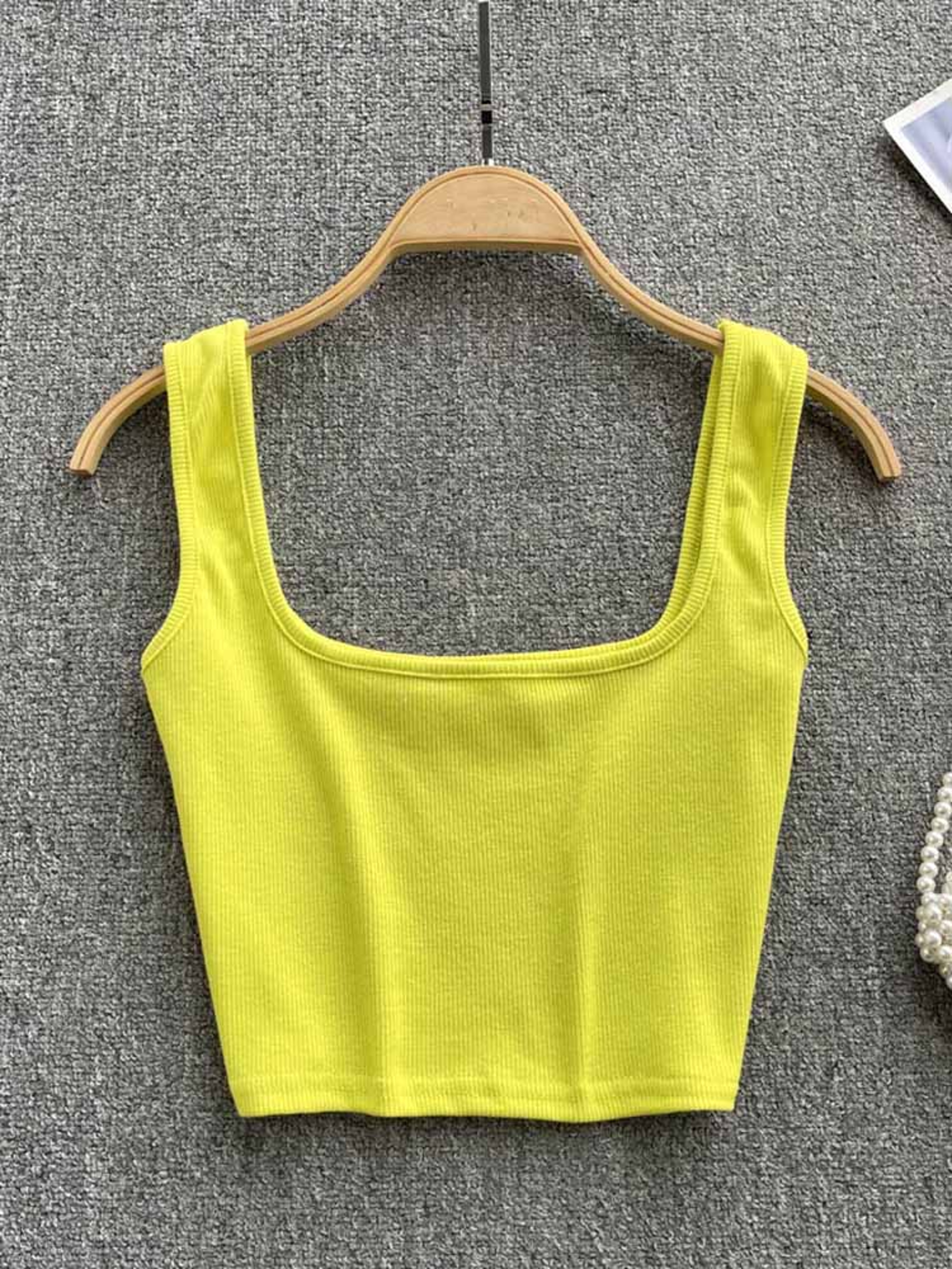 Womens Backless Crop Tank Top  Slim Fit Y2K Sleeveless Summer Camisole 4