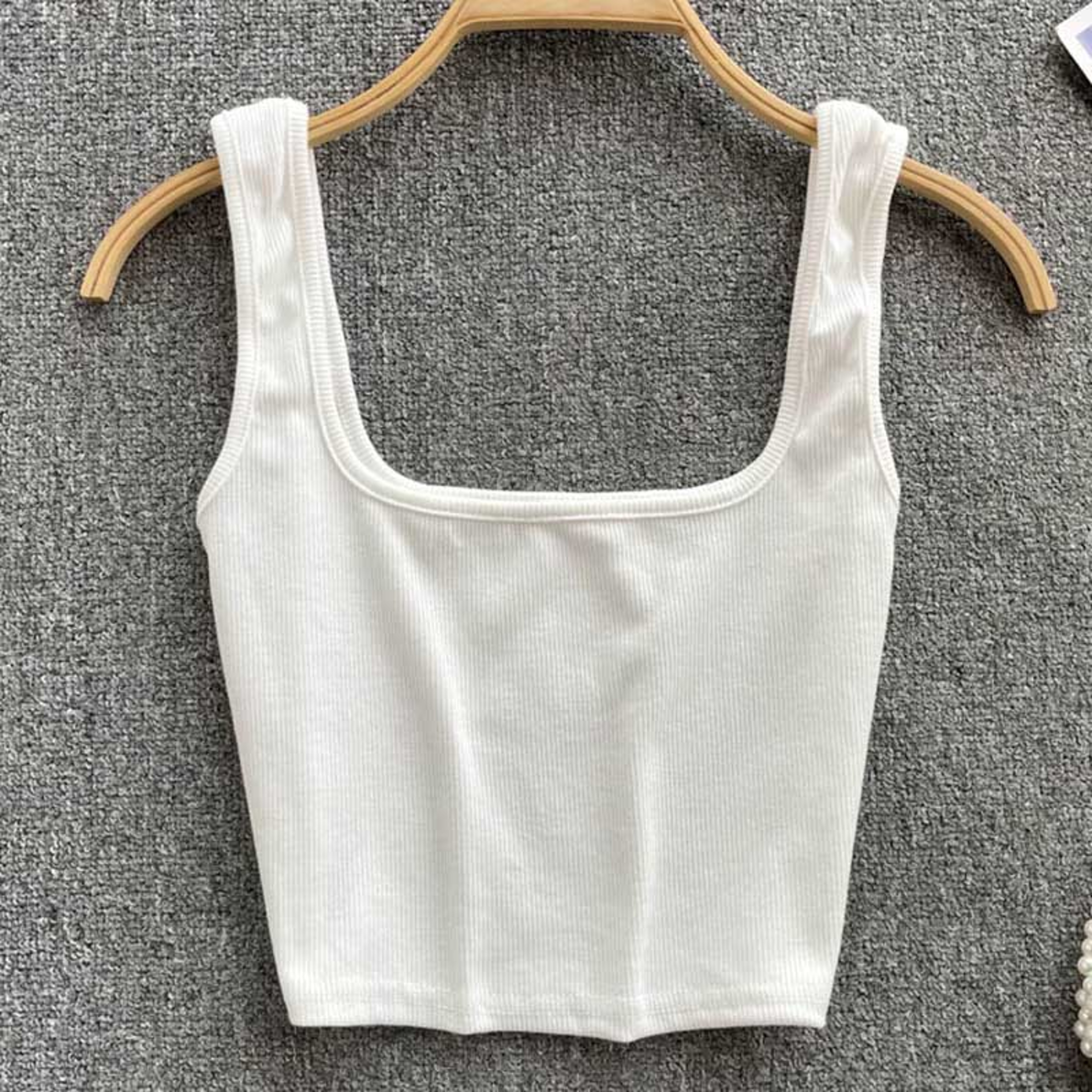 Womens Backless Crop Tank Top  Slim Fit Y2K Sleeveless Summer Camisole 7
