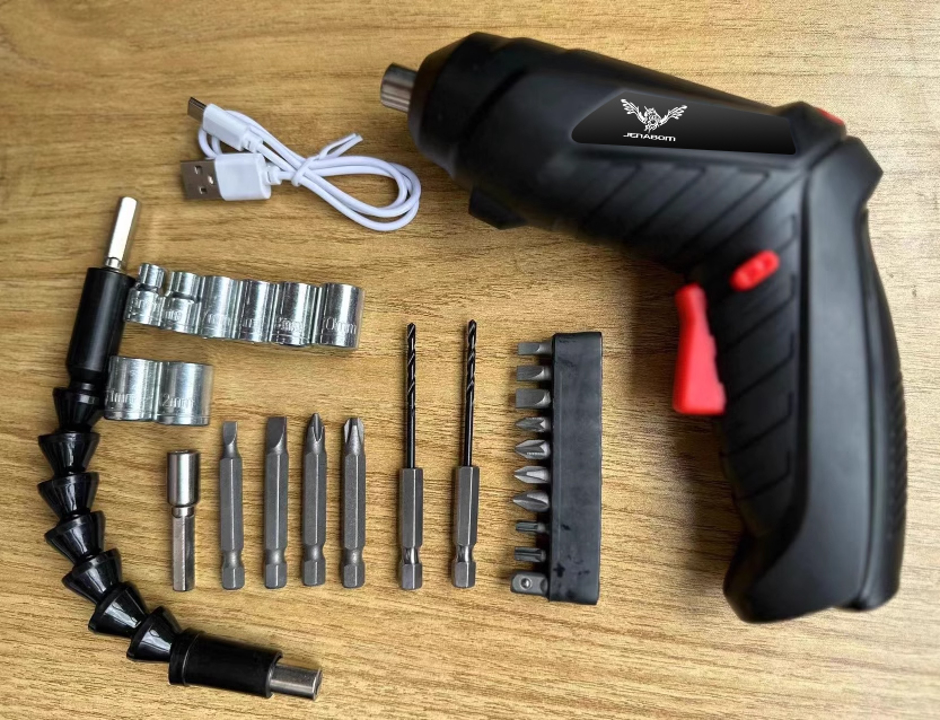 36V Cordless Electric Screwdriver Set With 1800mAh Rechargeable Lithium Battery 8