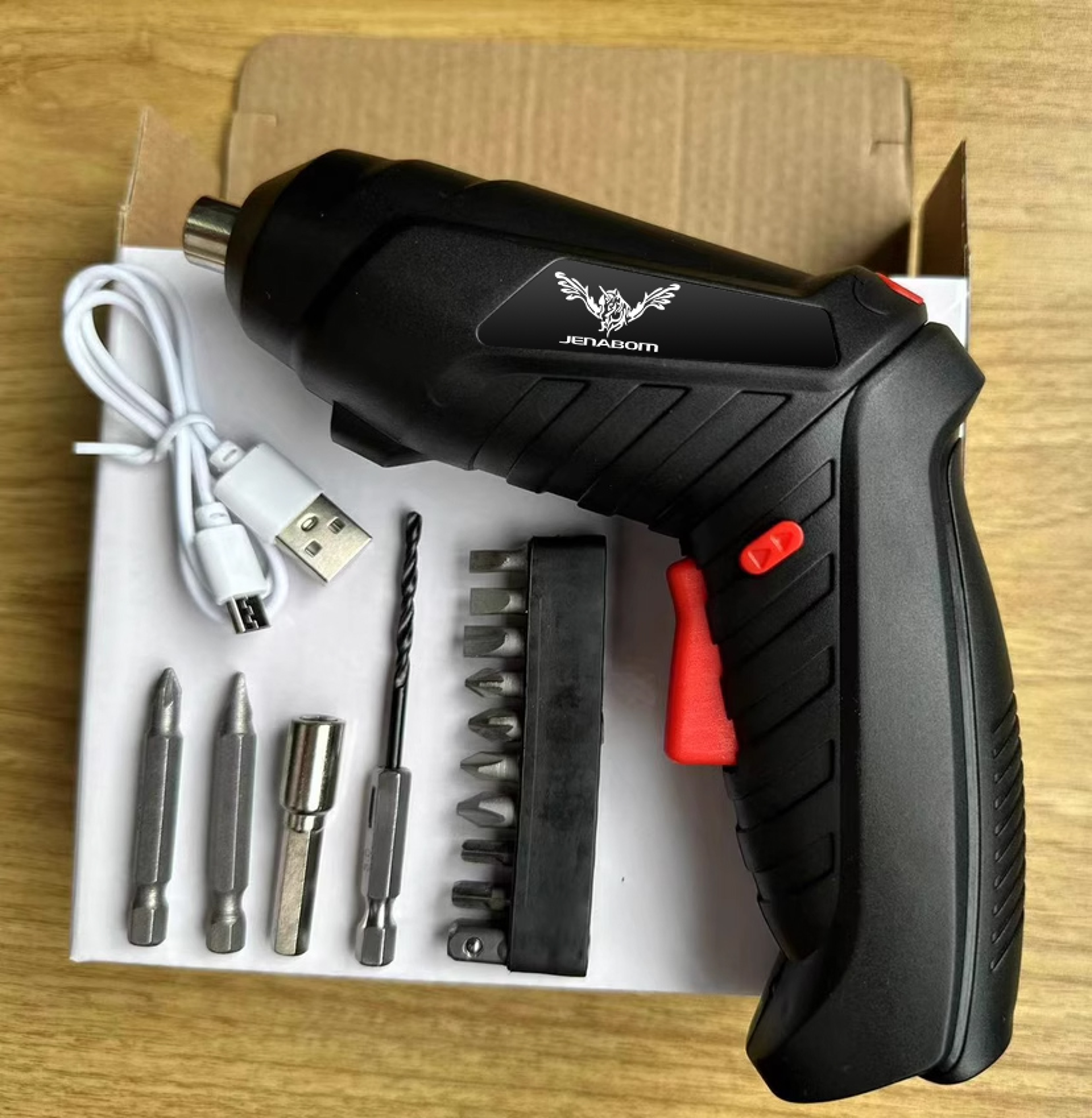 36V Cordless Electric Screwdriver Set With 1800mAh Rechargeable Lithium Battery 7