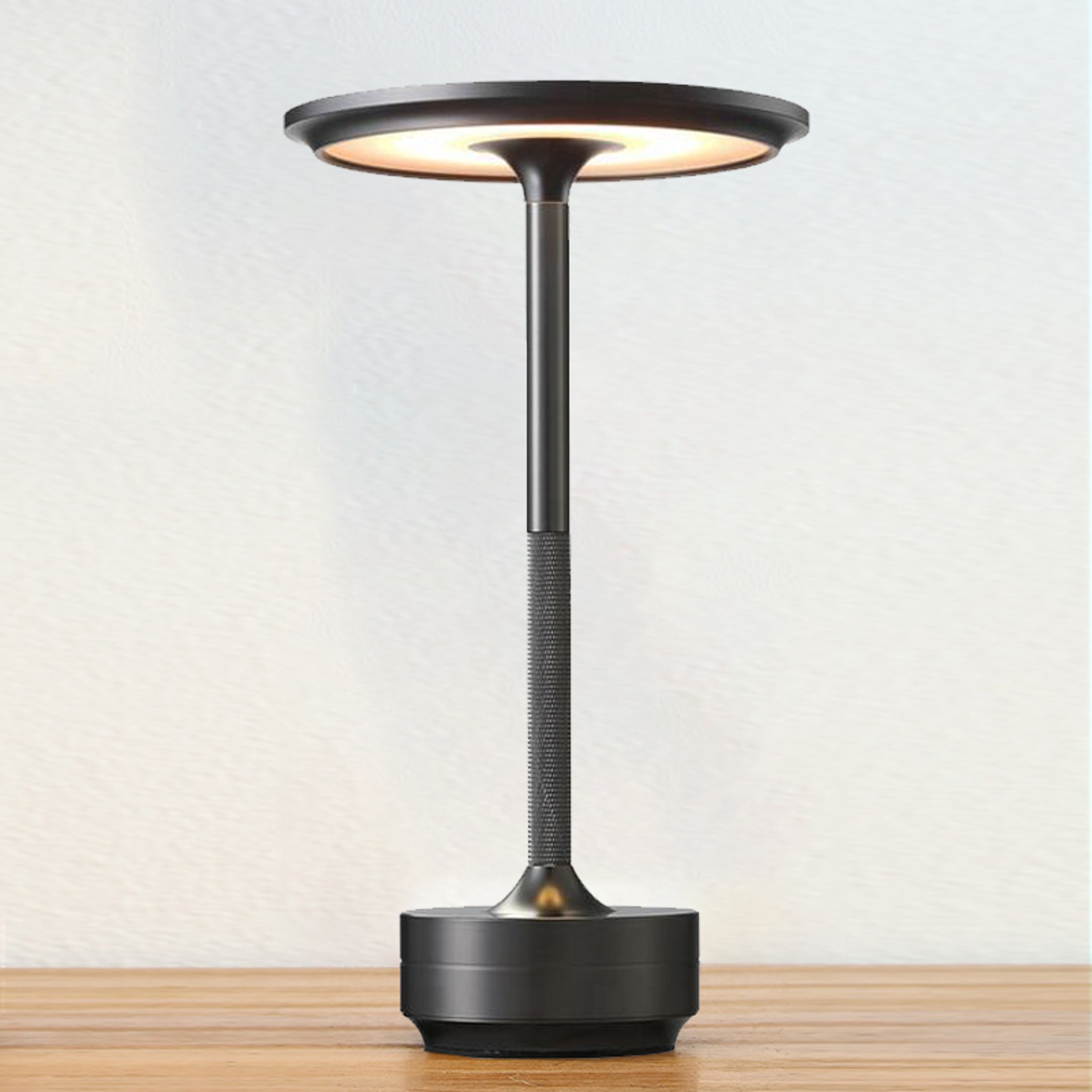 Rechargeable LED Table Lamp  Dimmable Touch Control Retro Bedside Night Light 0