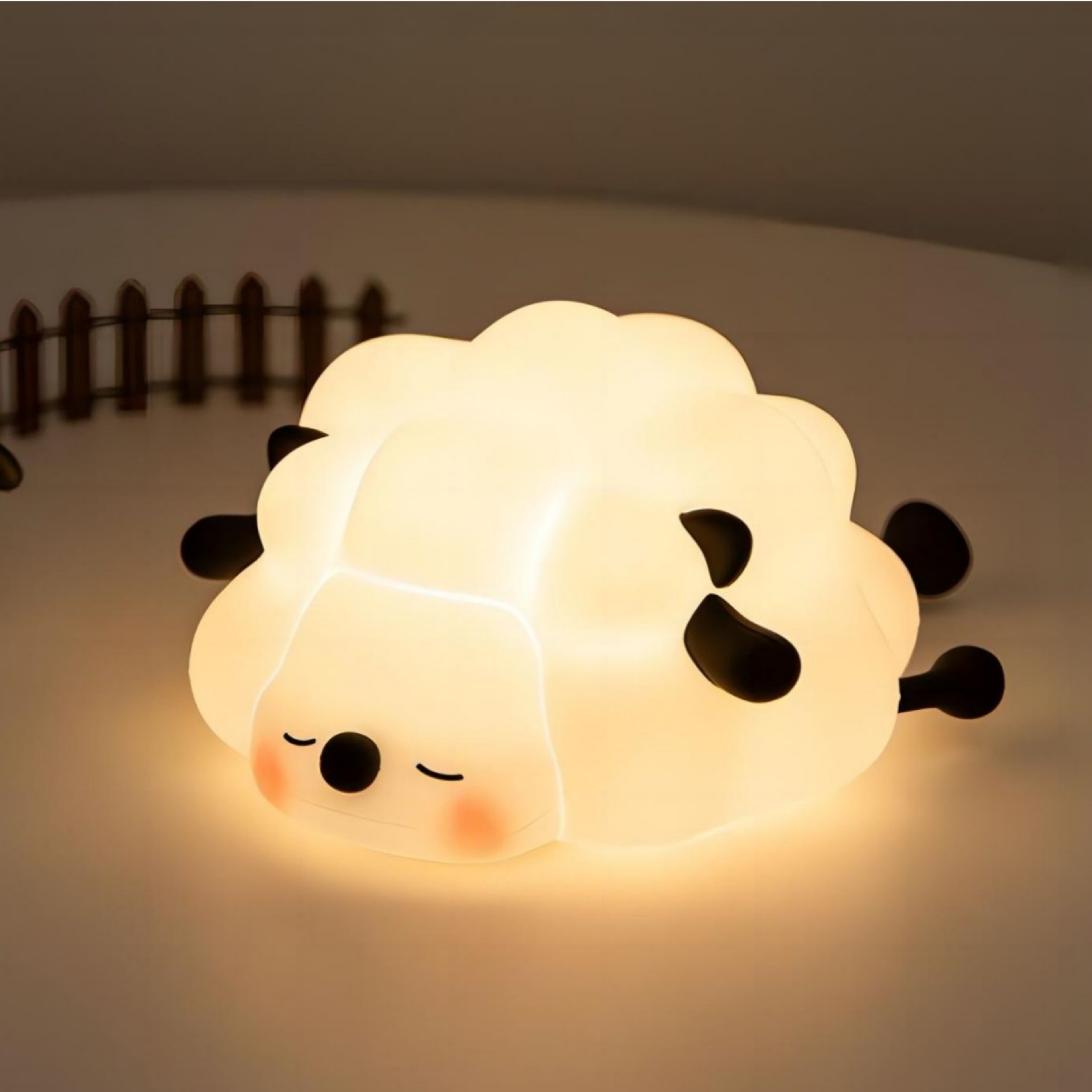 Rechargeable Animal Night Light  Dimmable LED Bedside Lamp For Kids 1