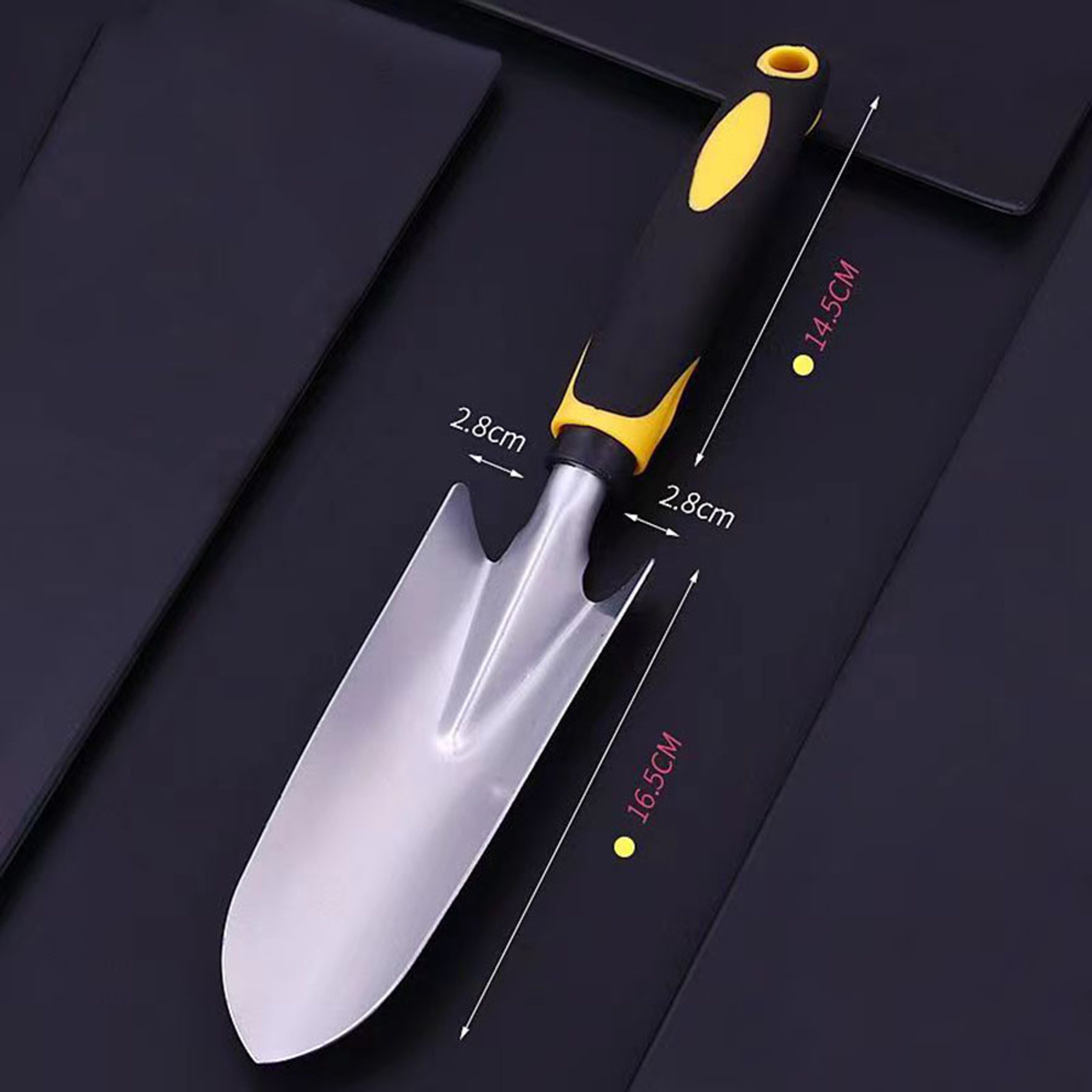Stainless Steel Garden Hoe And Spade  Handheld Digging And Weeding Tool 0
