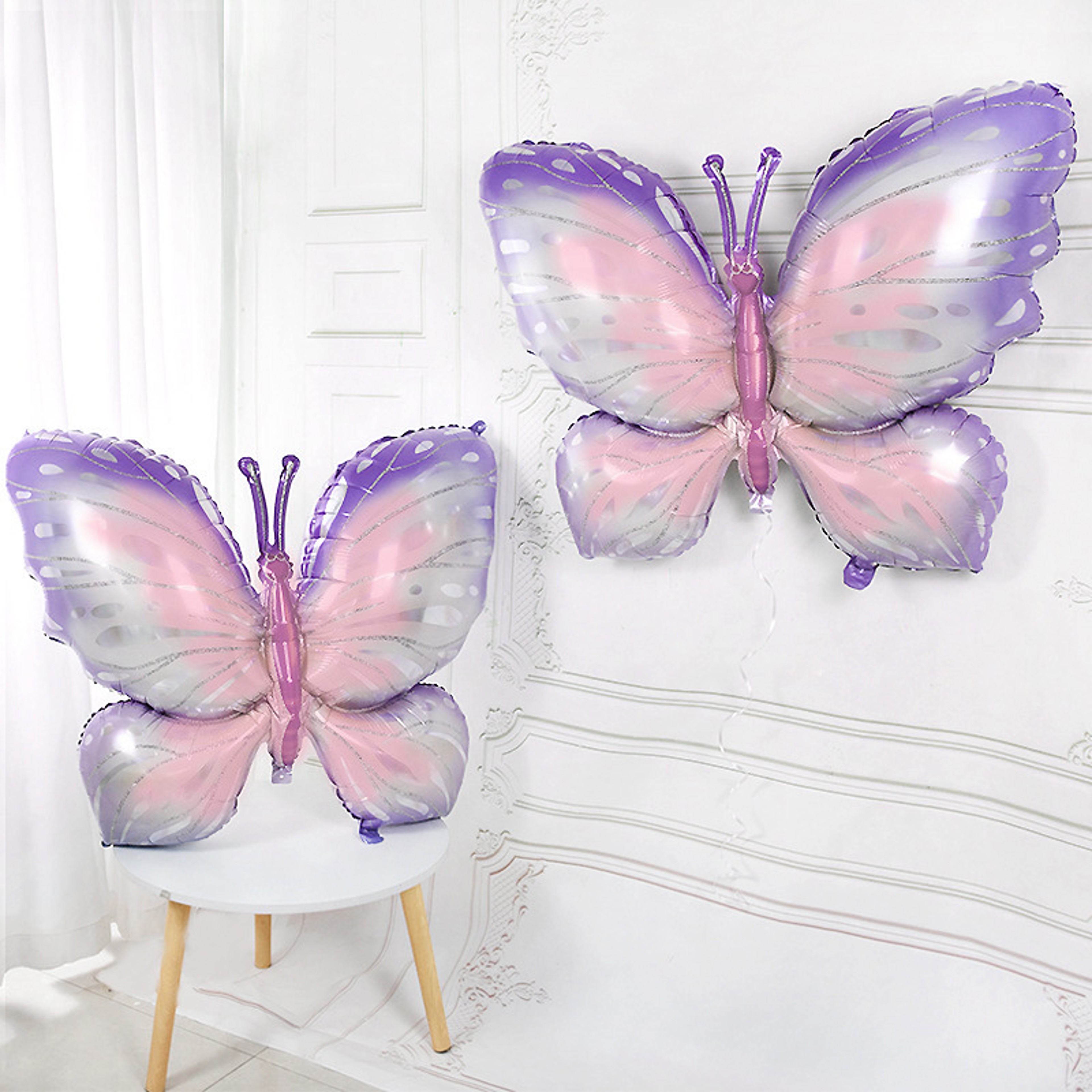 Large Butterfly Foil Balloons For Birthday Parties And Baby Shower Decorations 3