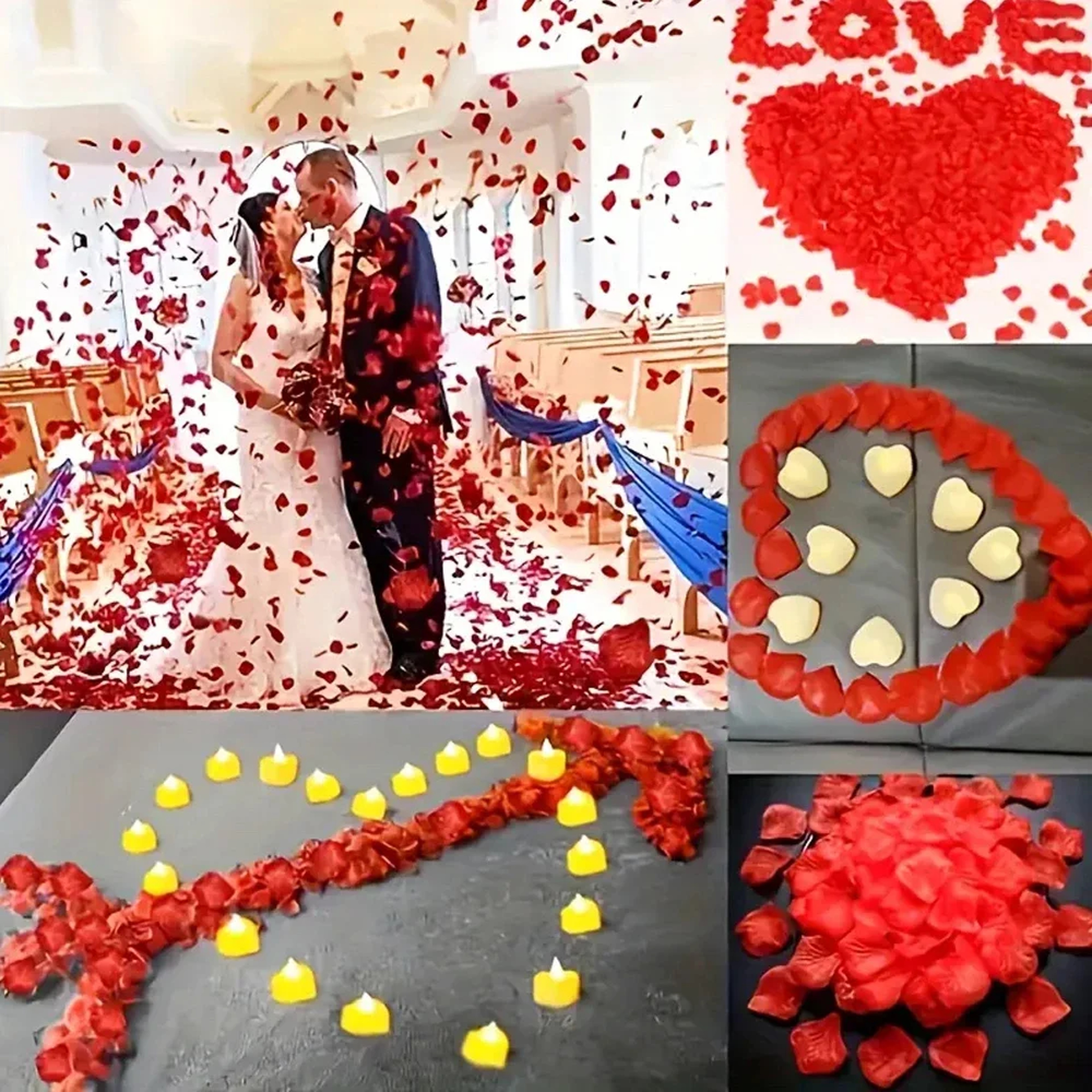 Artificial Rose Petals For Weddings Parties And Romantic Decorations 3