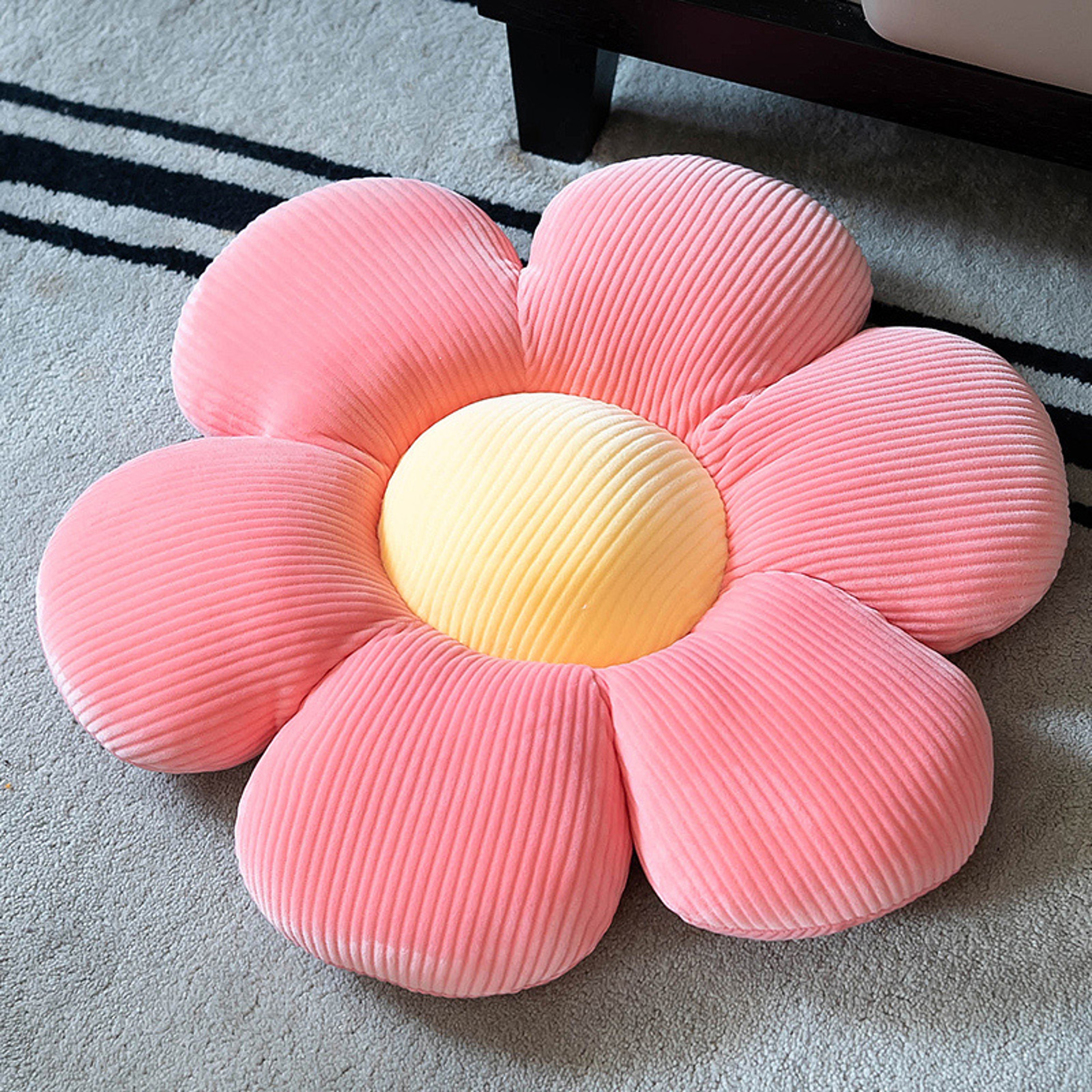 SixPetal Flower Cushion Soft Round Decorative Seat Pillow For Bedroom 3