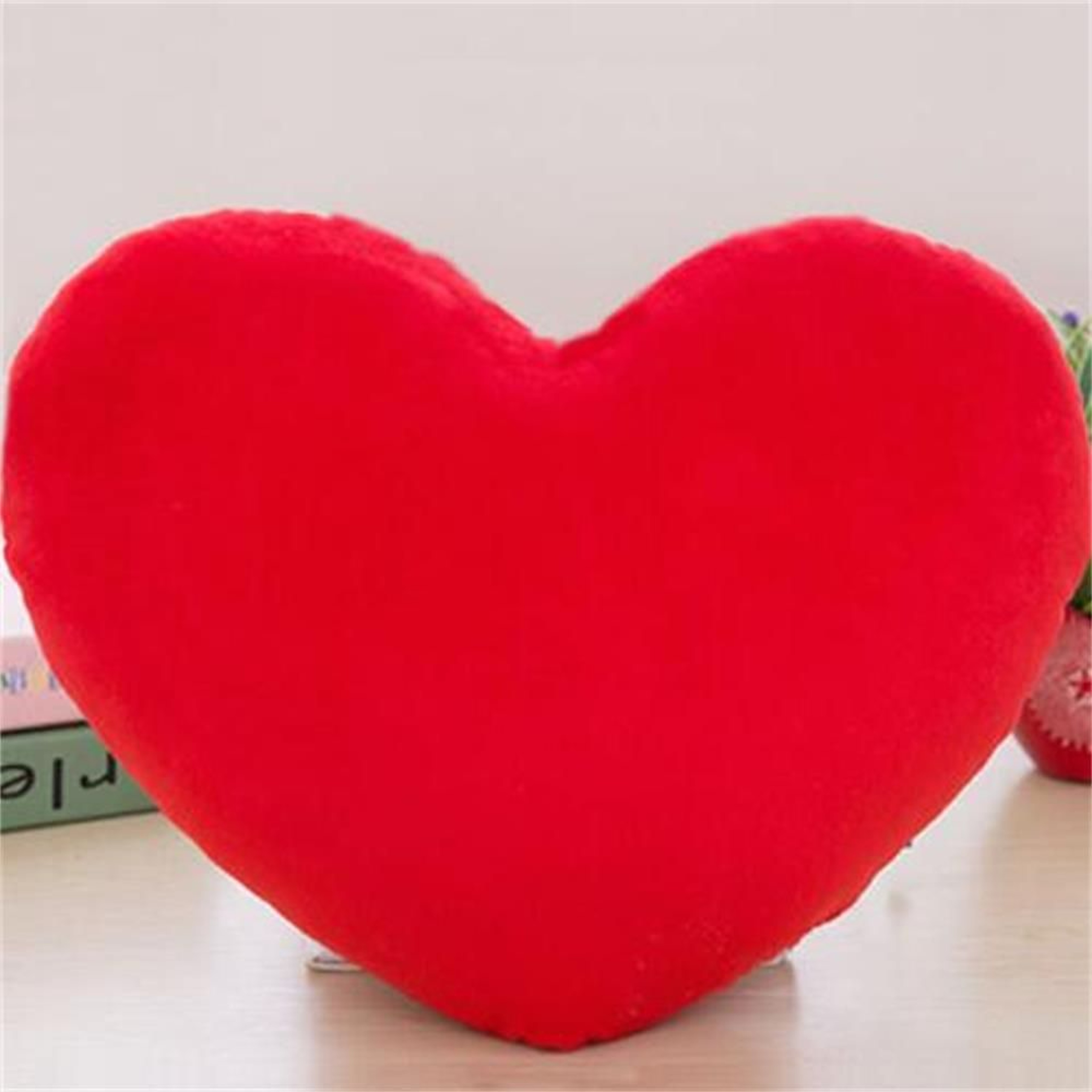 Heart Shaped Plush Pillow Soft Decorative Cushion For Valentines Day 0