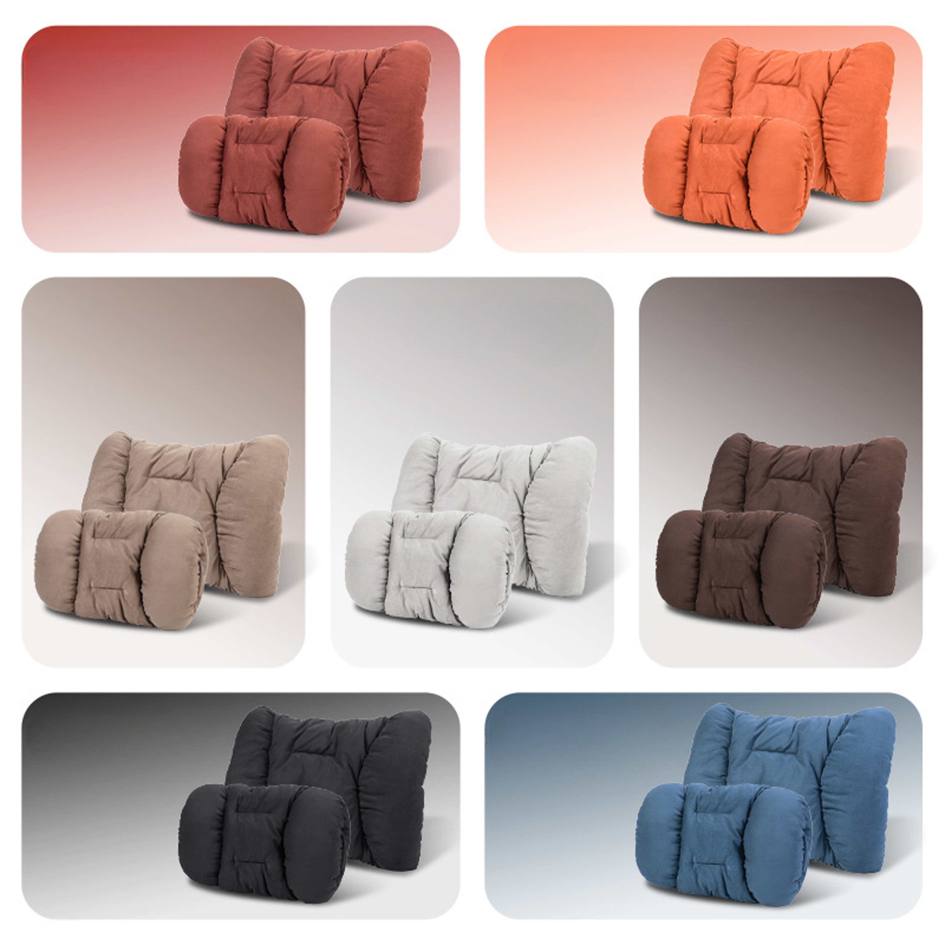 Plush Car Headrest Pillow With Soft Suede Neck Support Cushion 3