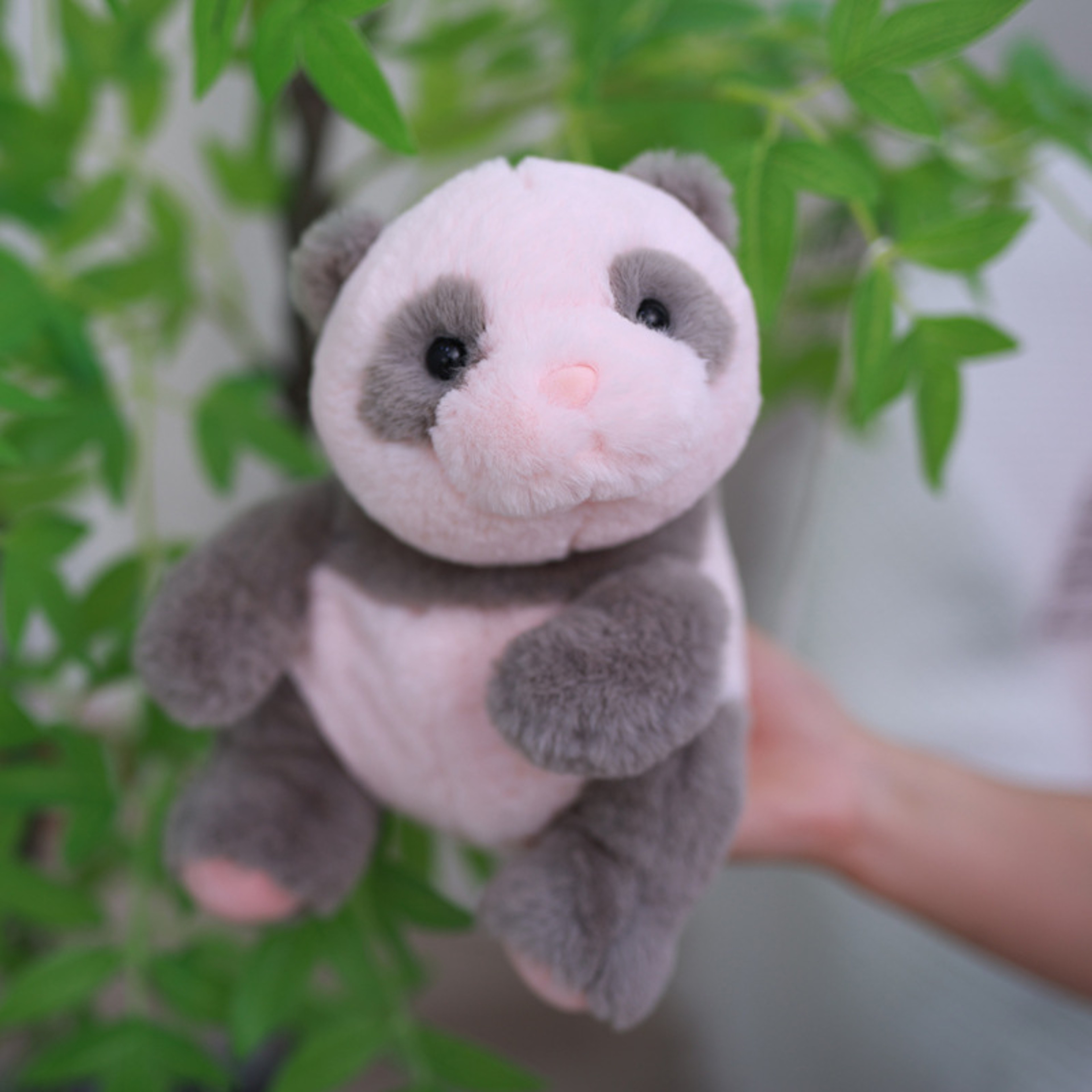 Cute Pink Baby Panda Cushion  Soft Cartoon Panda Plush Pillow 6