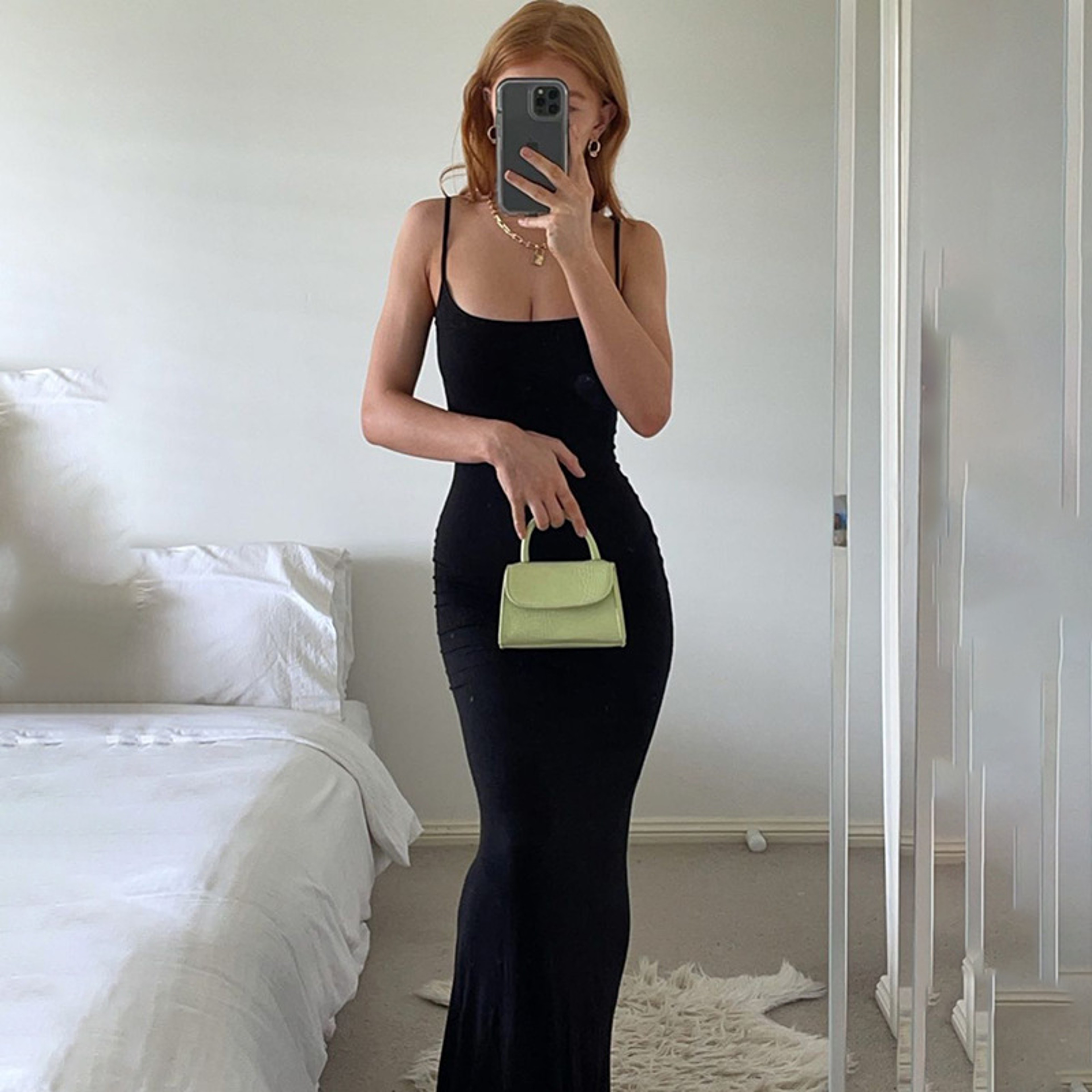 Womens Backless Sleeveless Maxi Dress With Bow Detail 2