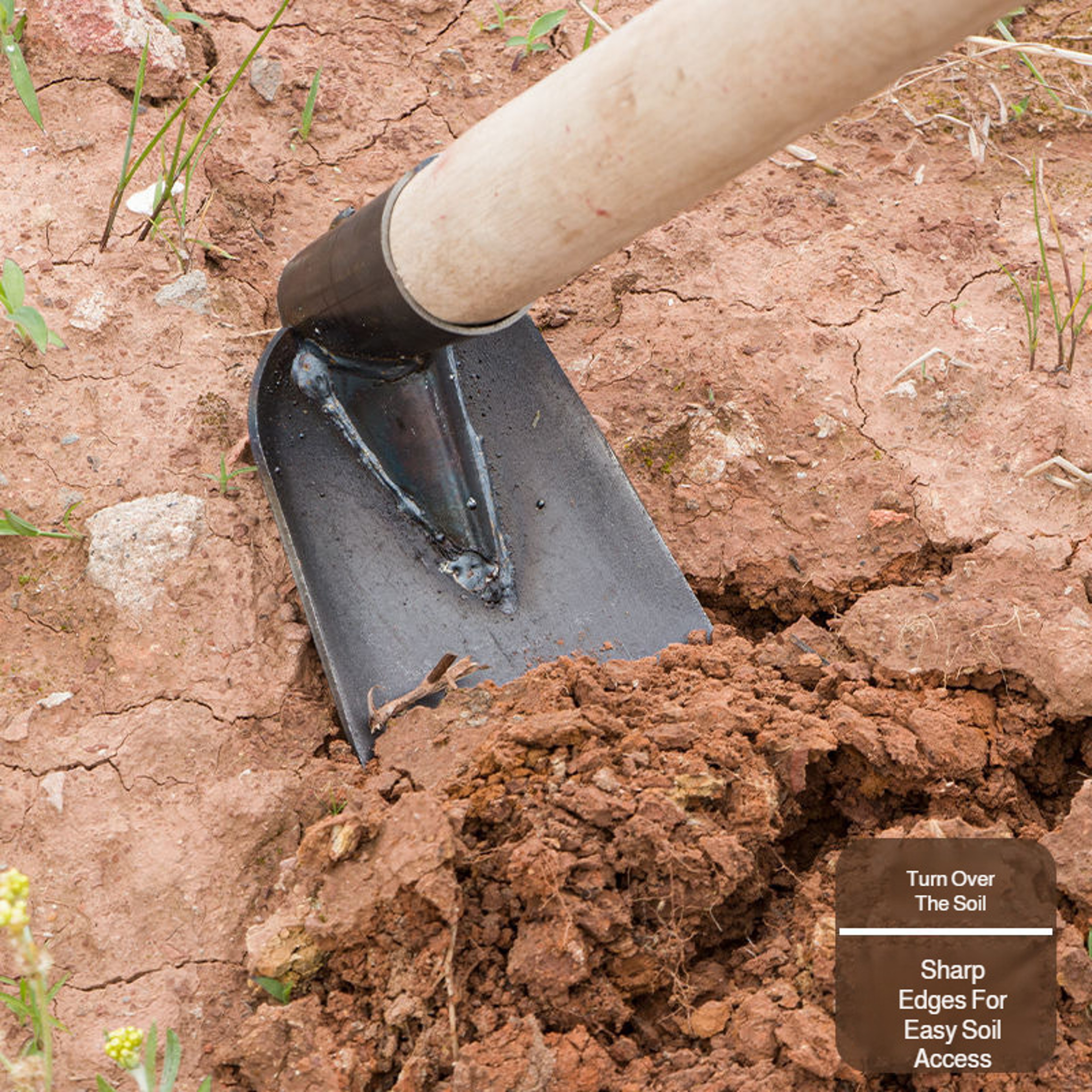 Small Garden Hoe For Soil Digging And Planting Vegetables And Flowers 2