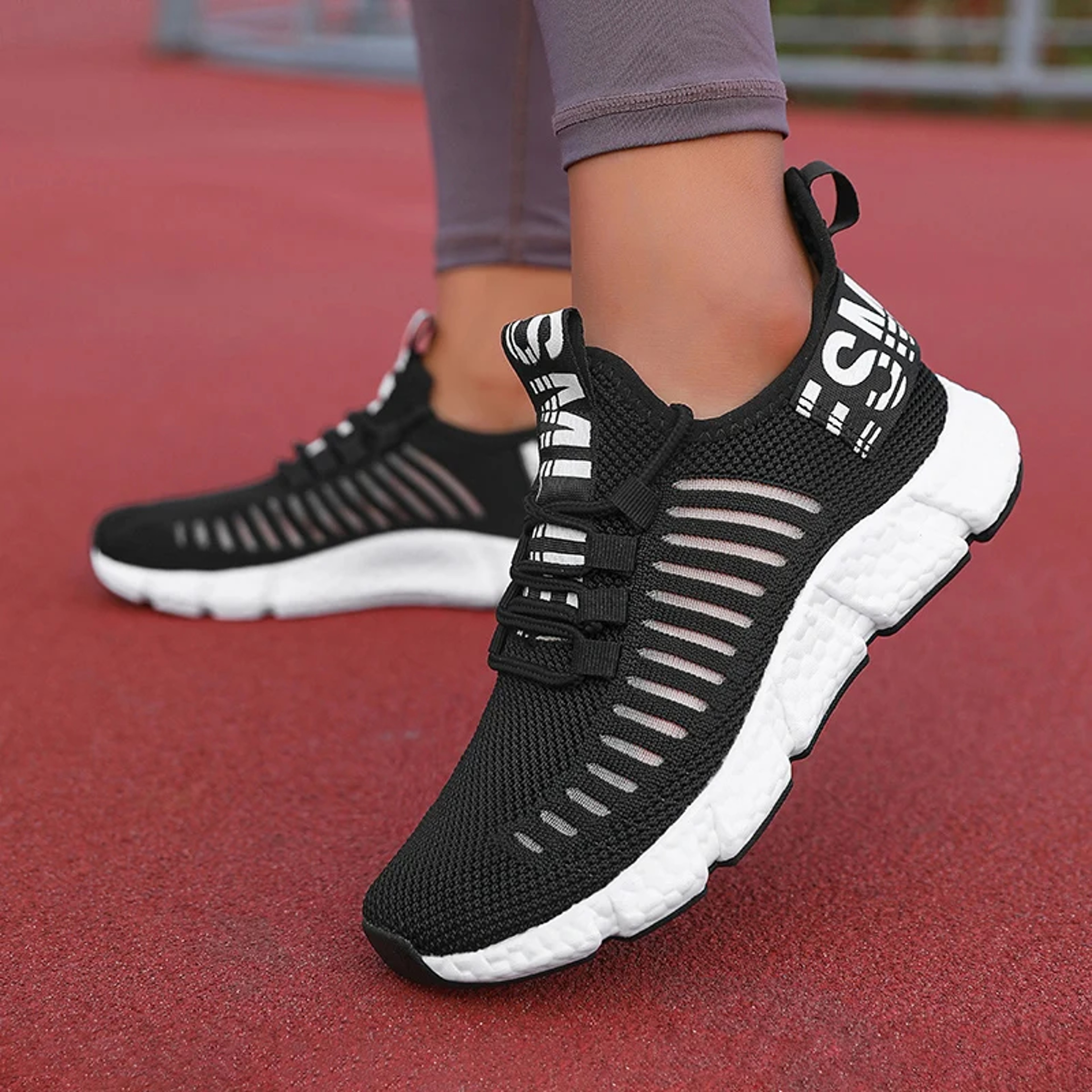 Lightweight Breathable LaceUp Sneakers With Air Mesh Upper And EVA Insoles 4
