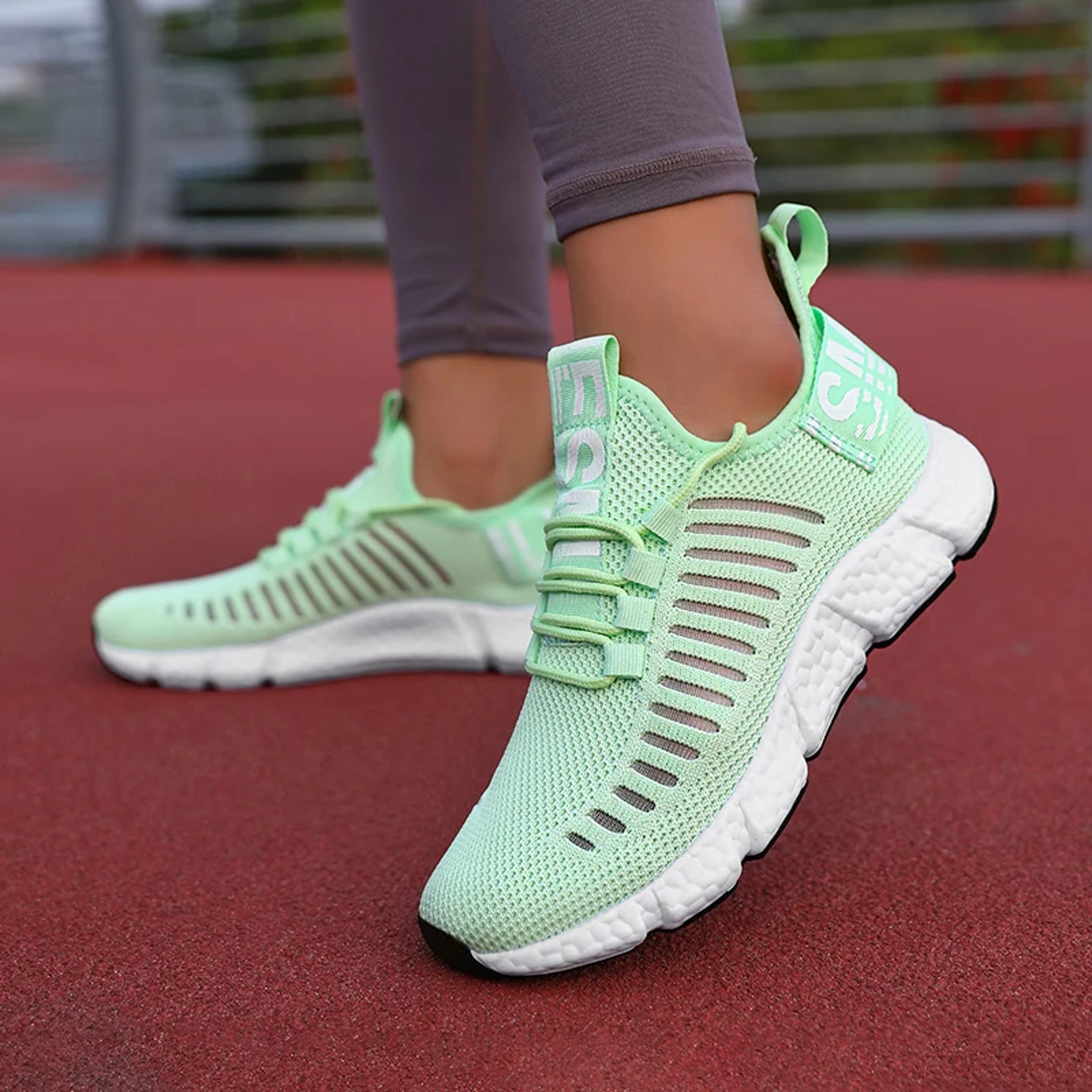 Lightweight Breathable LaceUp Sneakers With Air Mesh Upper And EVA Insoles 11