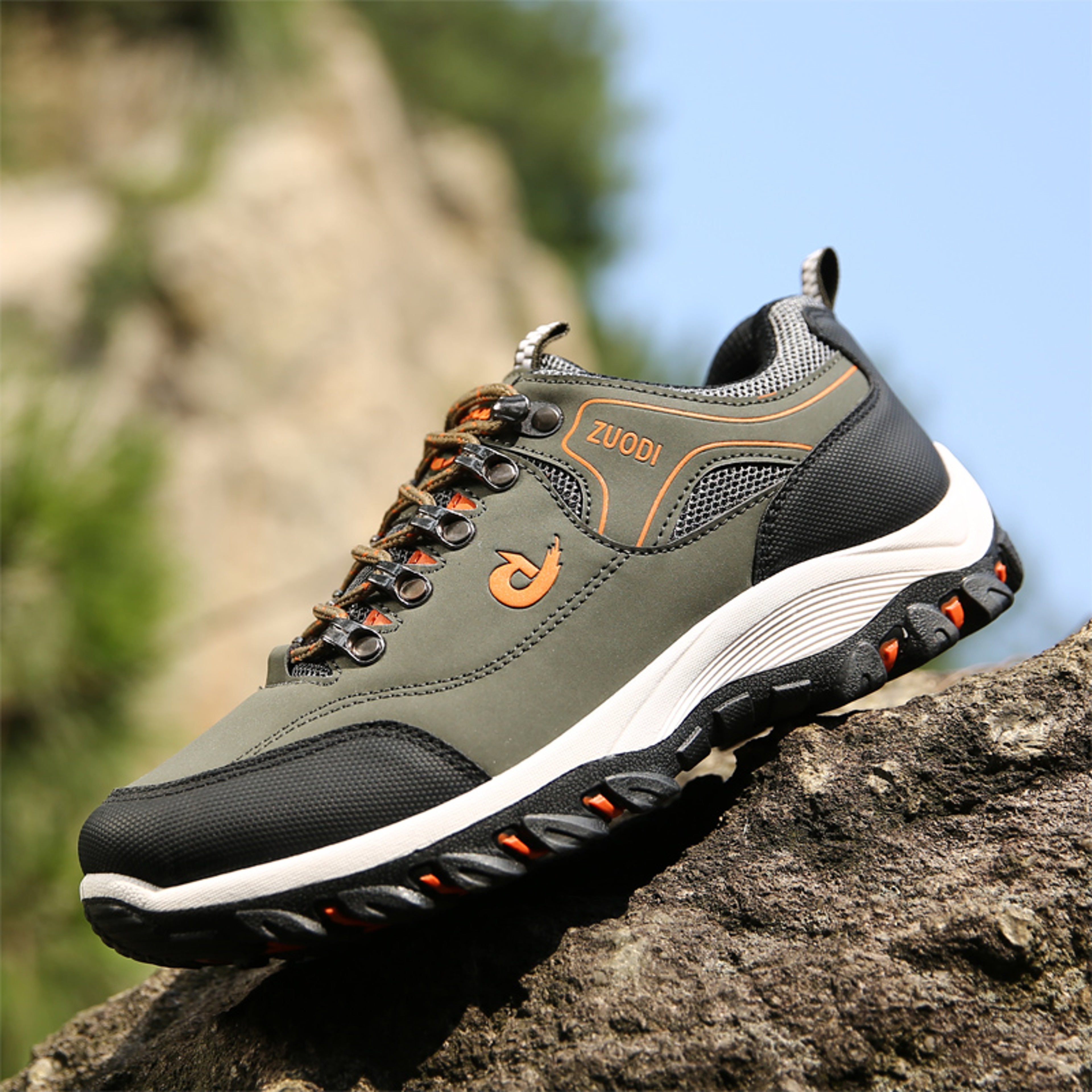 Men's Breathable Casual Running Sneakers with Lace-Up Design and EVA Insoles – view 8