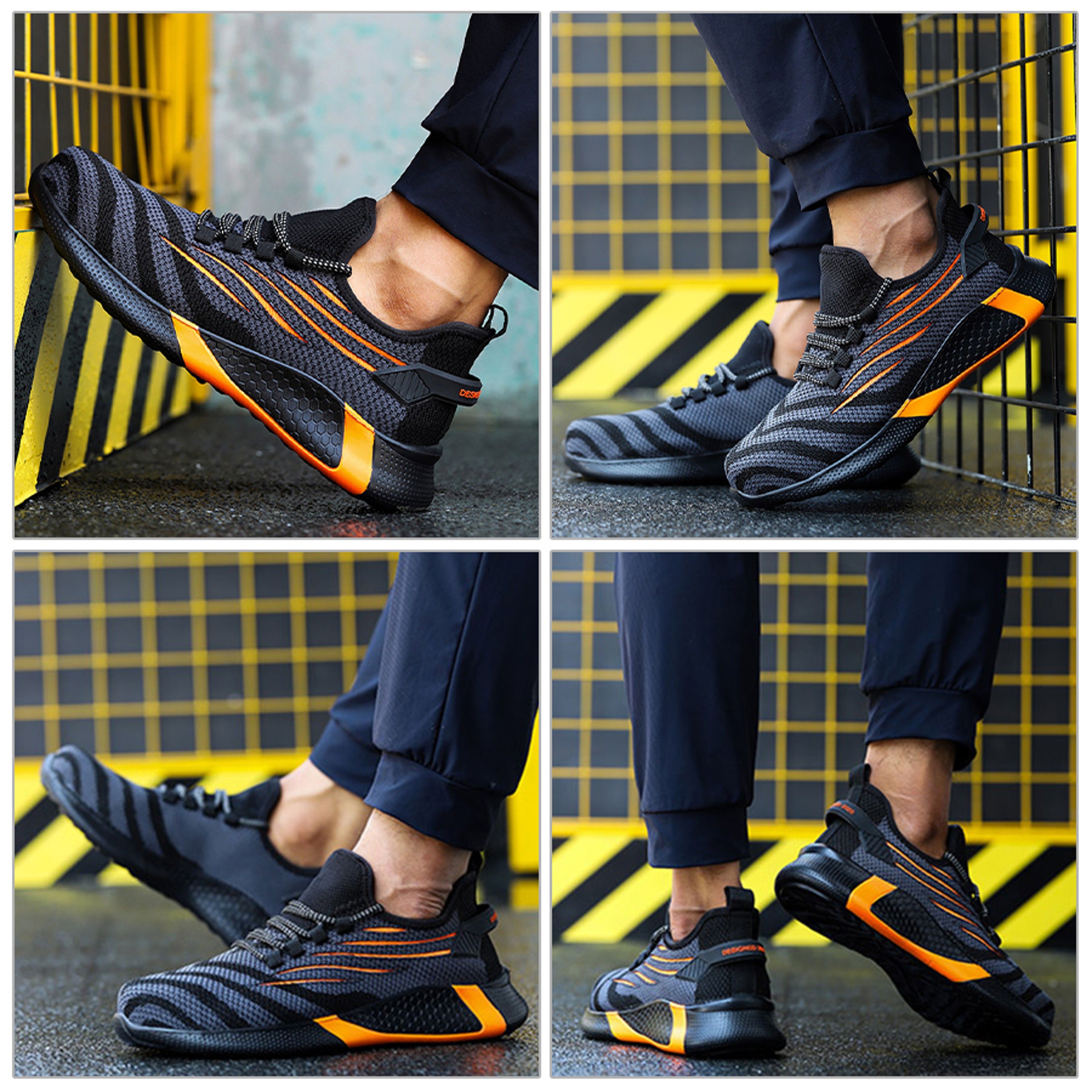 Steel Toe Work Safety Sneakers For Men With PunctureResistant Design 5