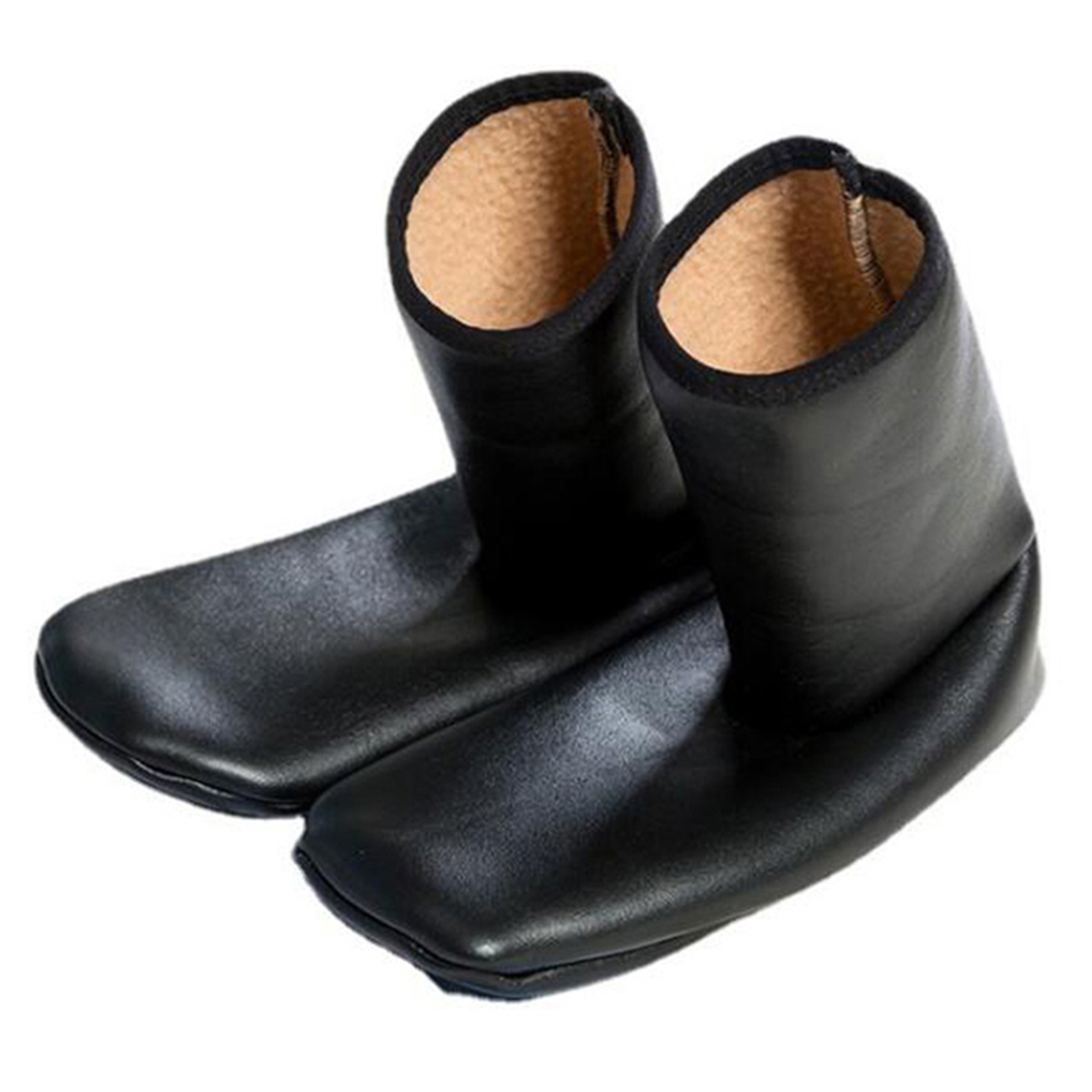 Unisex Winter Thermal Sock Boots With PU Leather NonSlip Soles 5