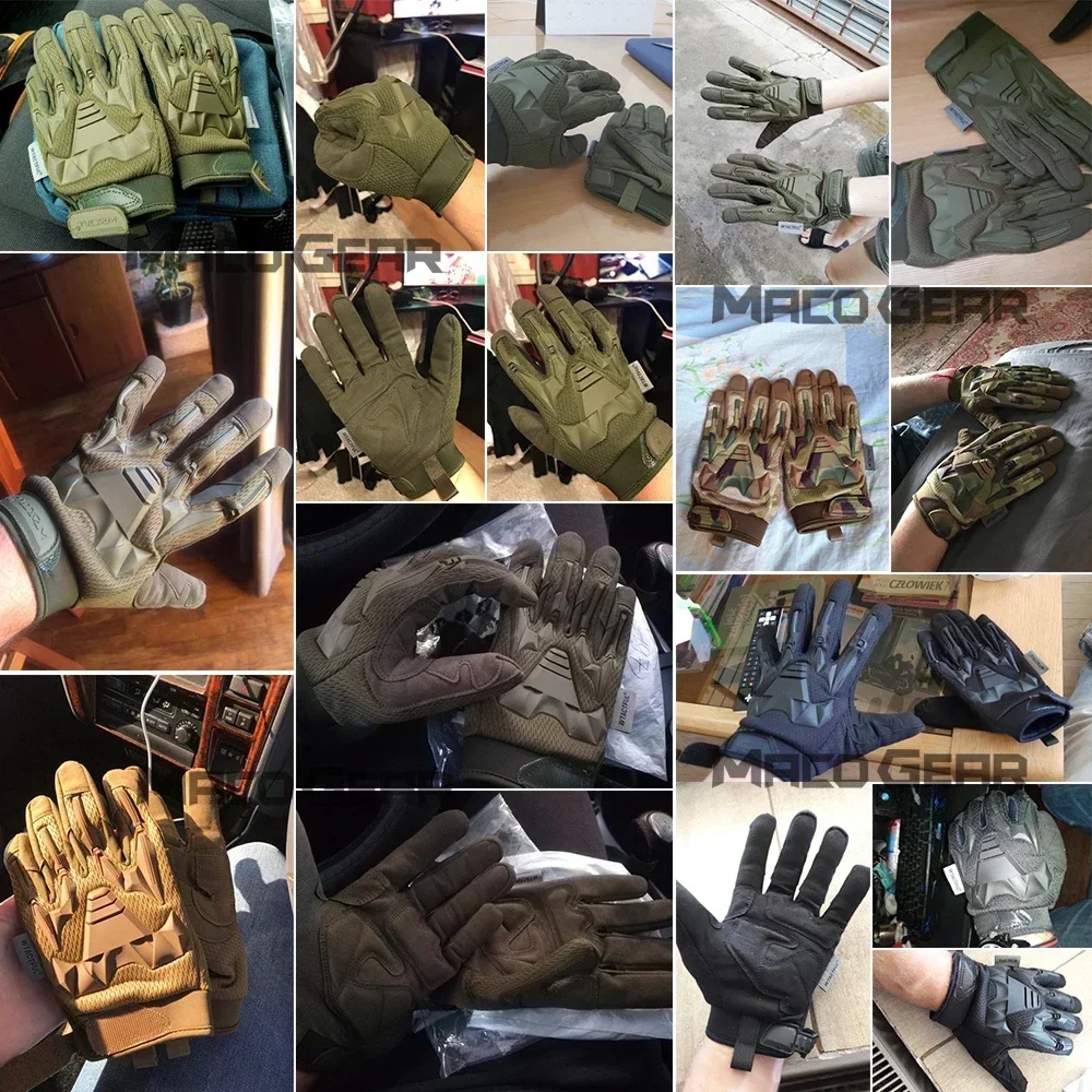 Full Finger Touchscreen Tactical Gloves With NonSlip Grip For Outdoor Sports 2