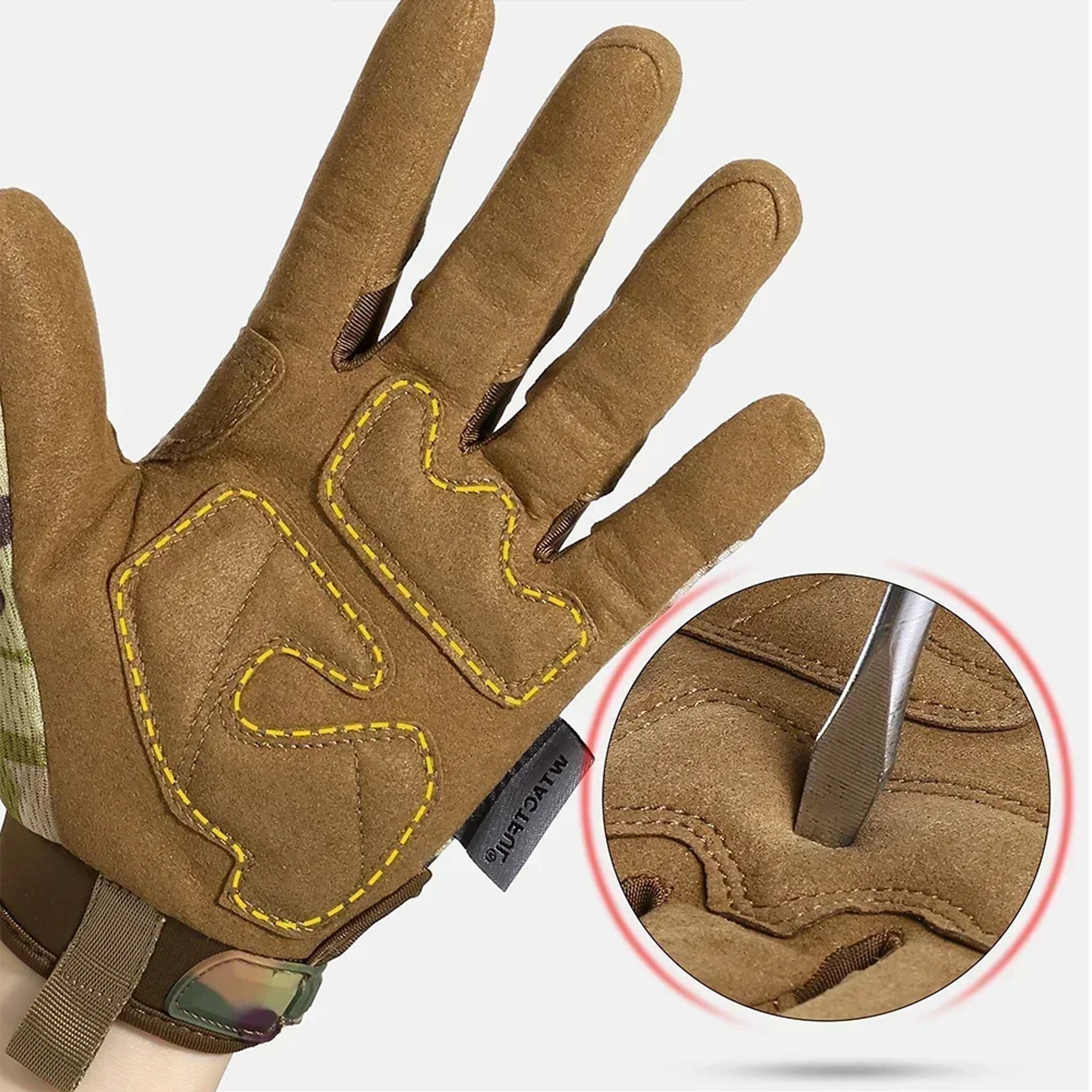 Full Finger Touchscreen Tactical Gloves With NonSlip Grip For Outdoor Sports 3