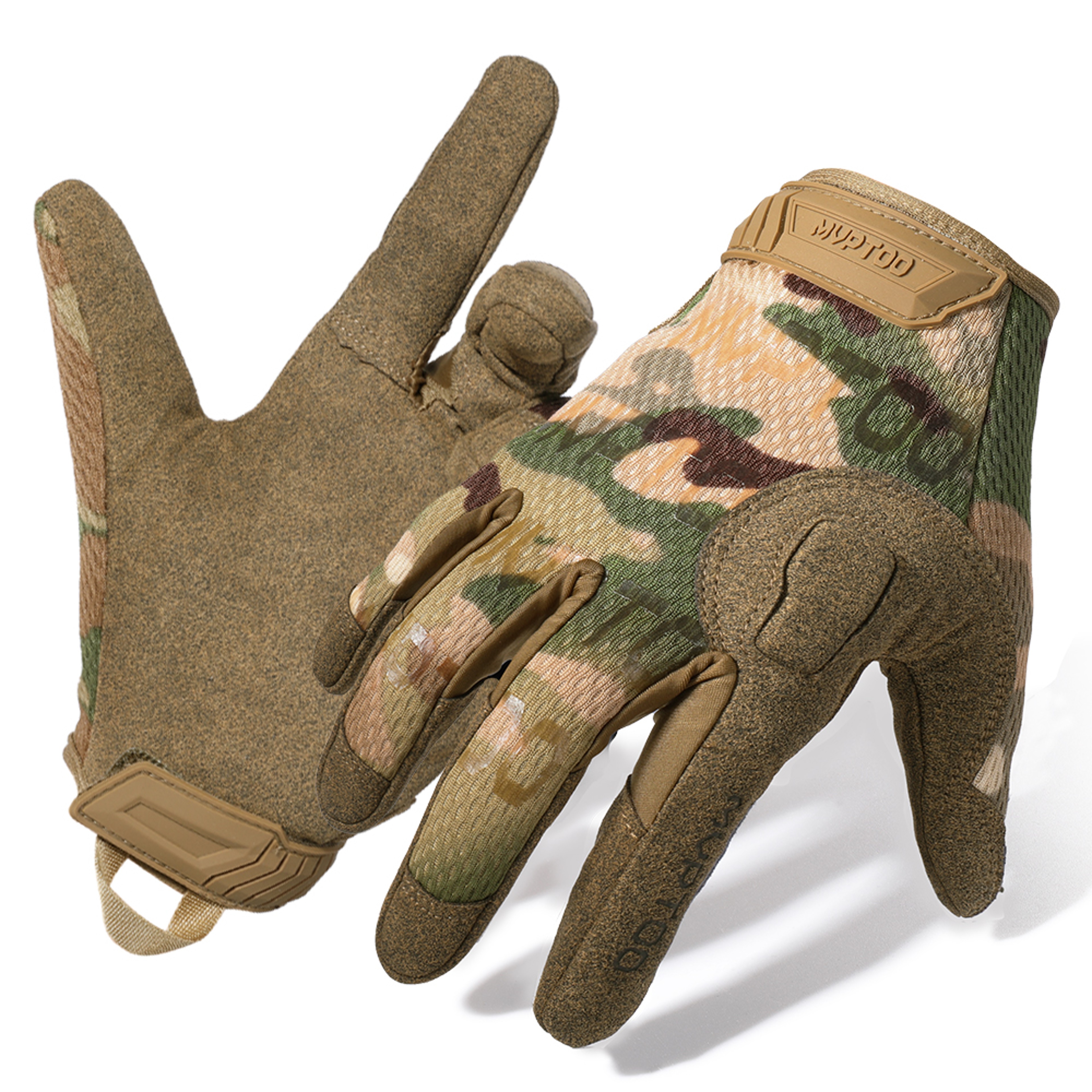 Full Finger Tactical Cycling Gloves With NonSlip Grip And Shock Absorption 9