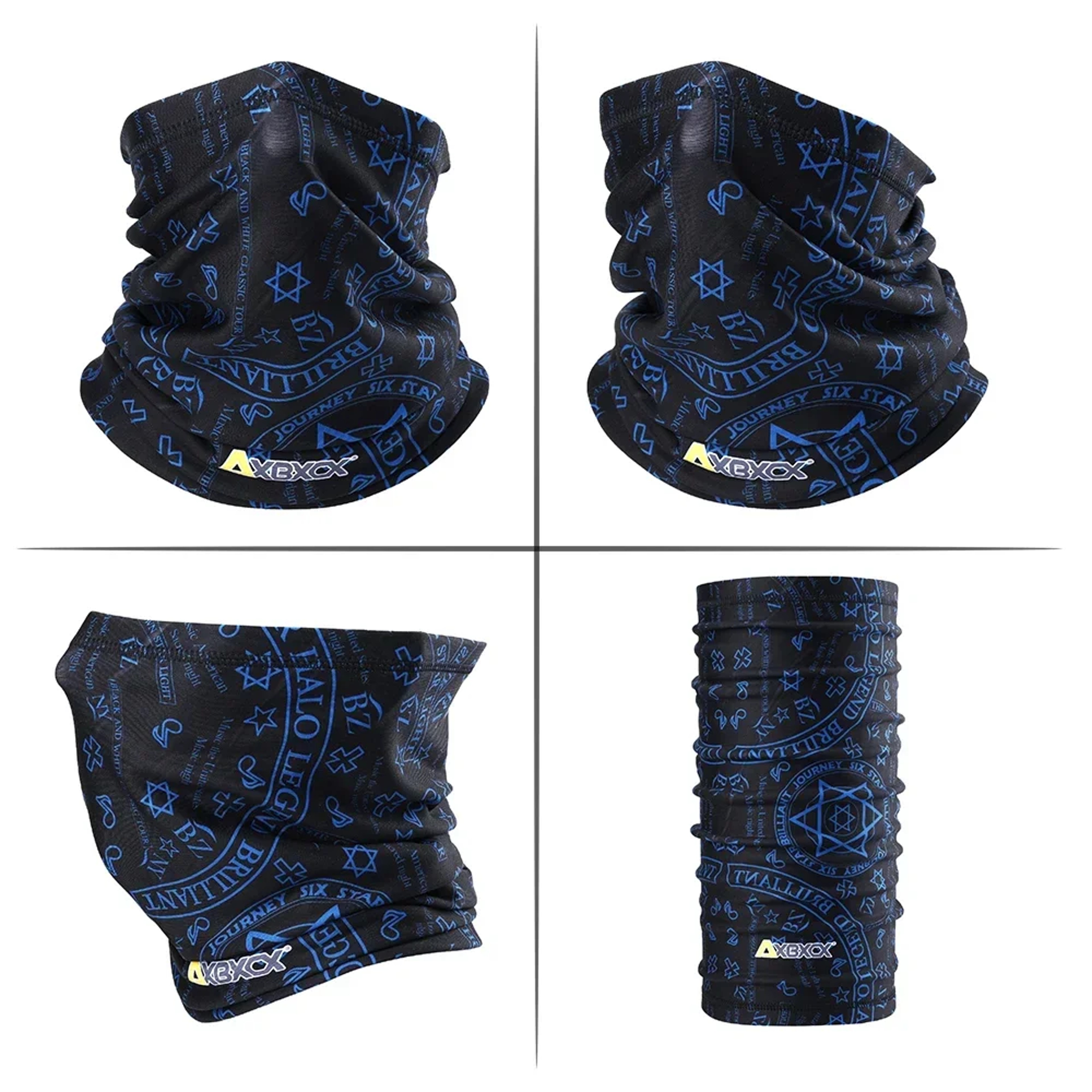 Thermal Neck Warmer Scarf Lightweight Elastic Winter Face Cover For Outdoor Sports 6