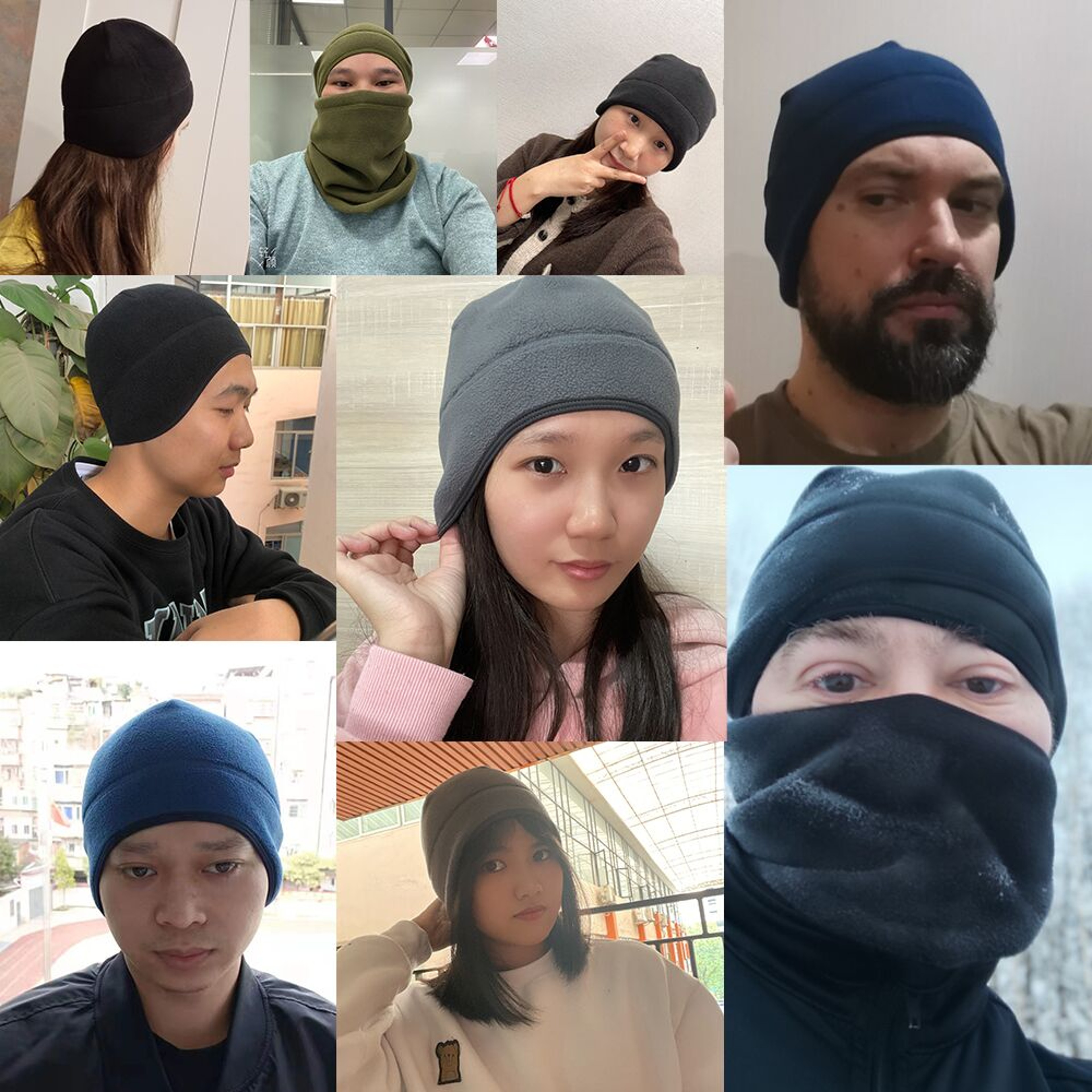 Winter Thermal Fleece Running Cap with Windproof Ear Coverage for Men and Women – view 1