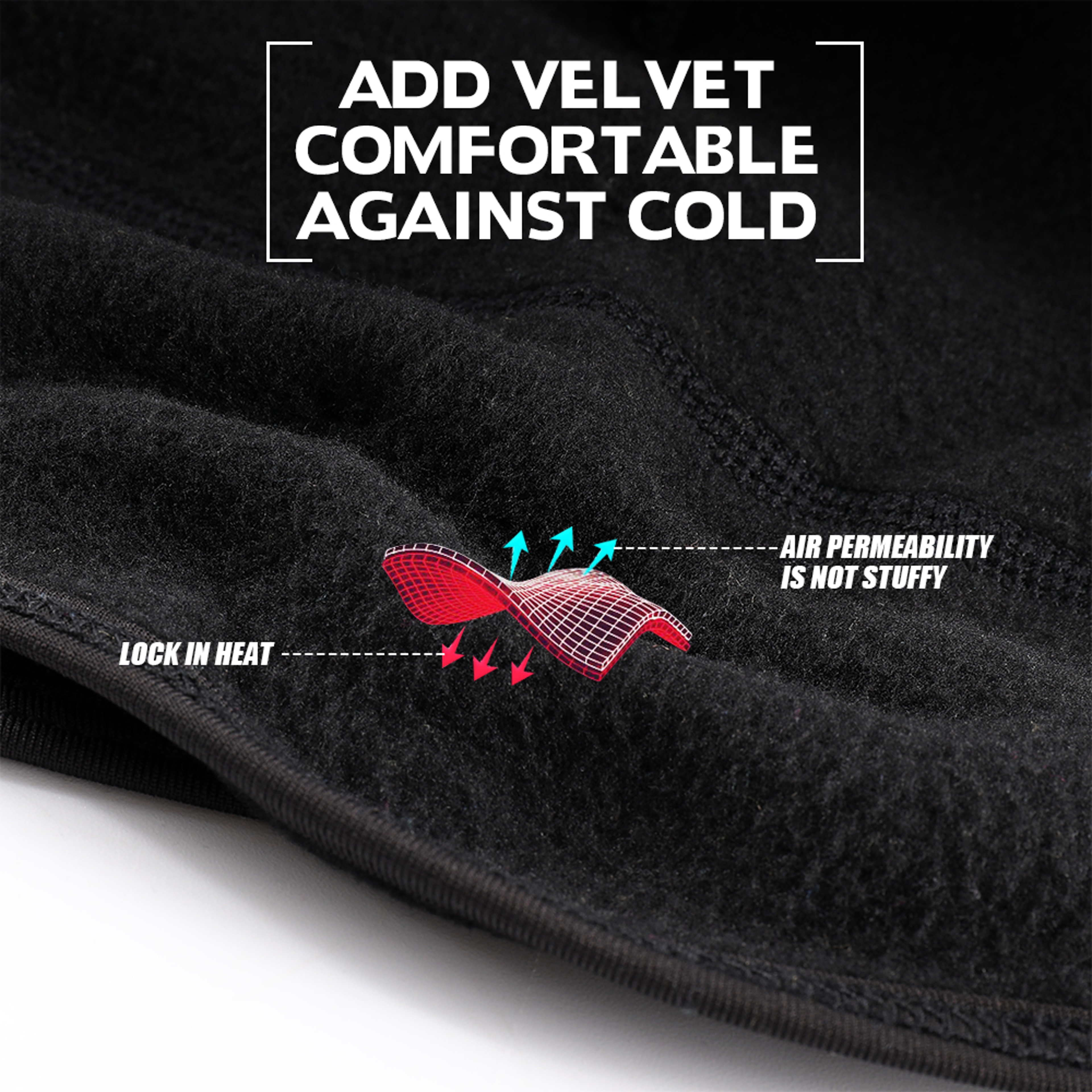 Winter Thermal Running Beanie Windproof Soft Ear Warmer Cap For Outdoor Sports 4