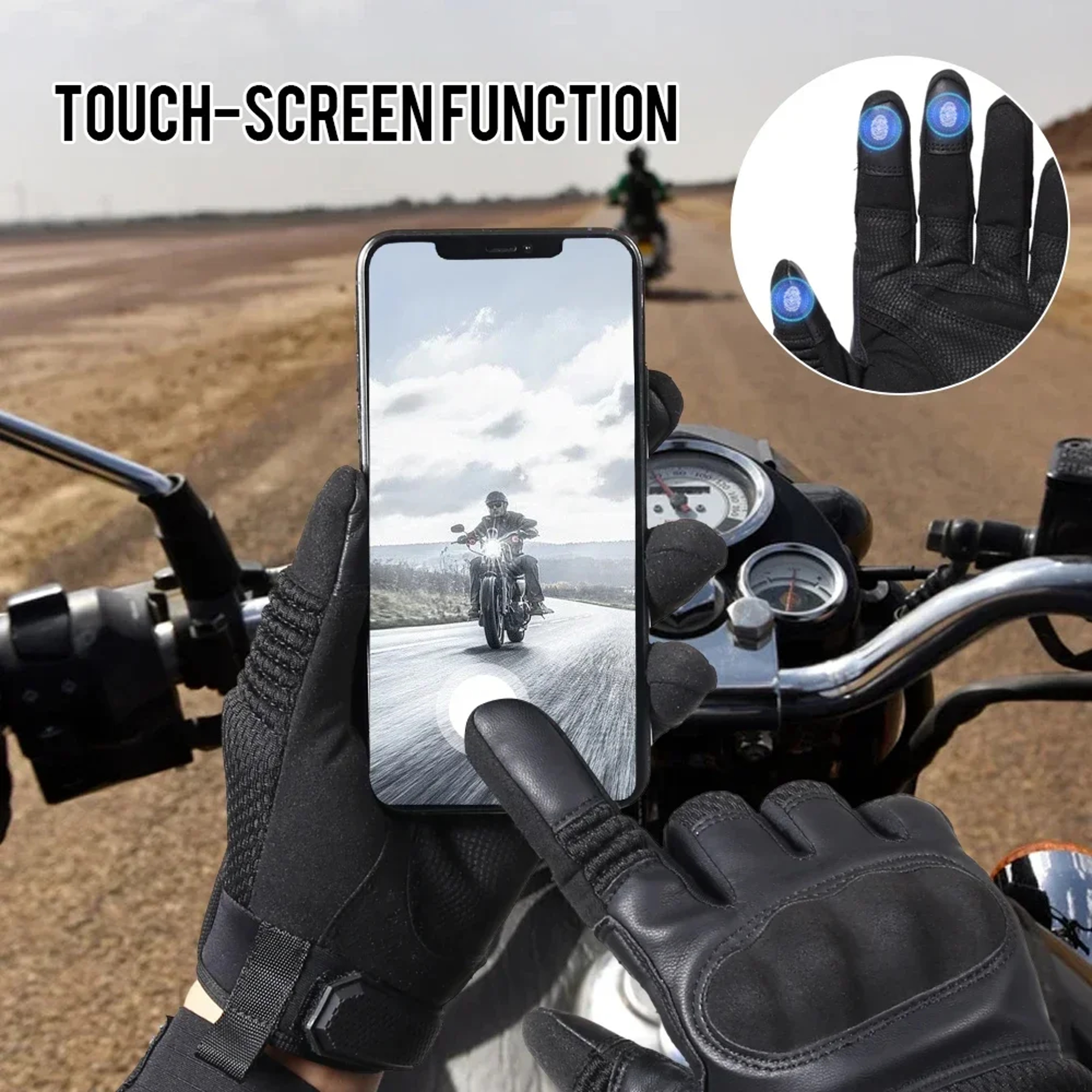 Full Finger Tactical Cycling Gloves With Touchscreen And AntiSlip Grip 1
